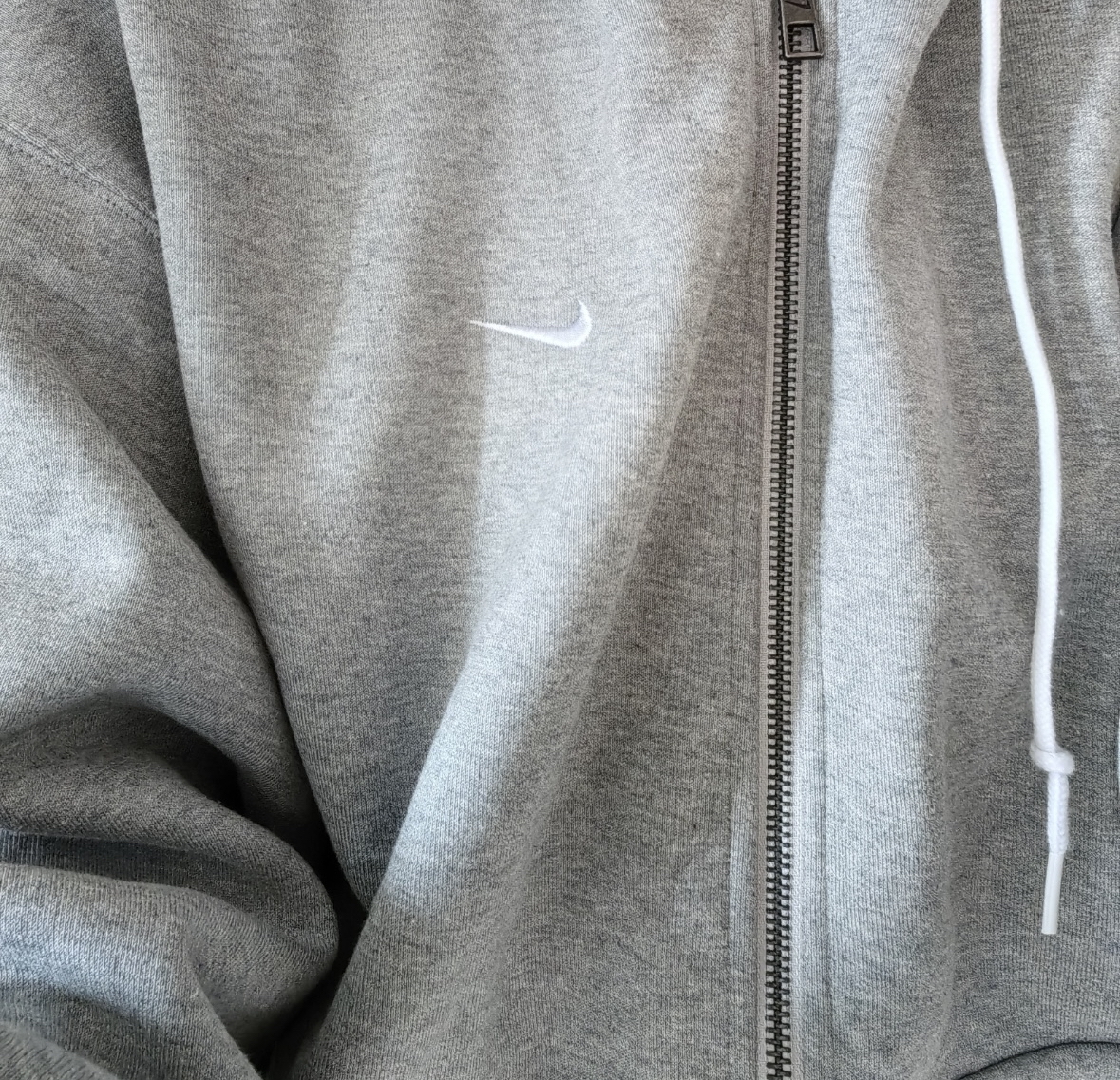 custom review-Nike Solo Swoosh Толстовка Мужской Светло-Серый