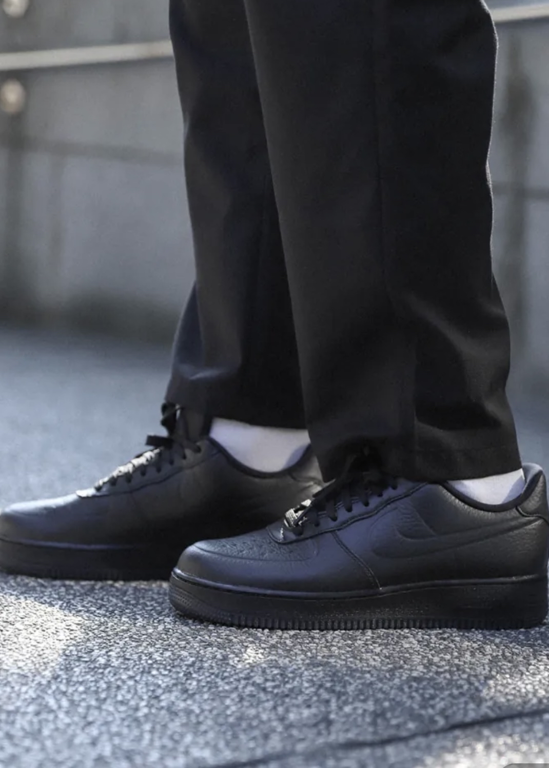 custom review-Nike Air FORCE 1 Low Топ Скейтборд Кроссовки Мужские Черные