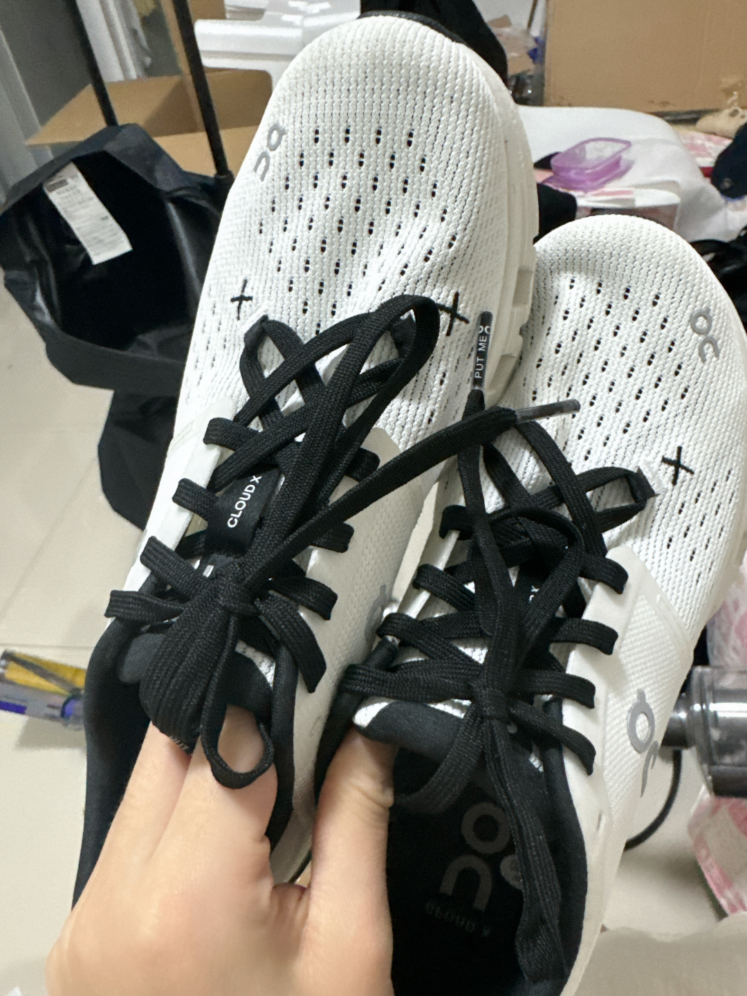 custom review-On Cloud X4 Нескользящие Низкие Кроссовки для тренировок с поддержкой женские белые серый черный