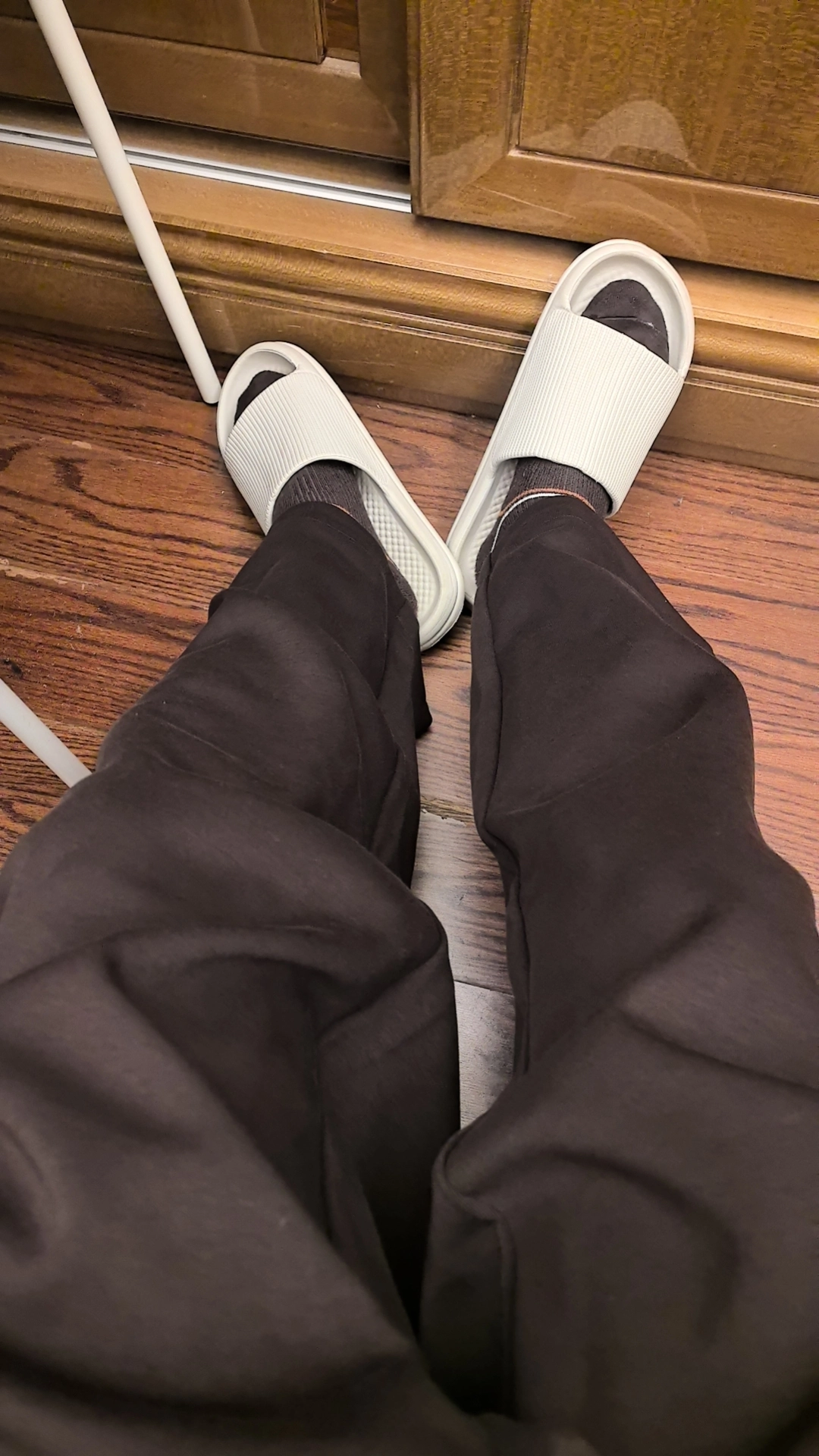 custom review-UNIQLO C Collection 38 Темно-умбровая Унисекс Вязаные Тренировочные Брюки