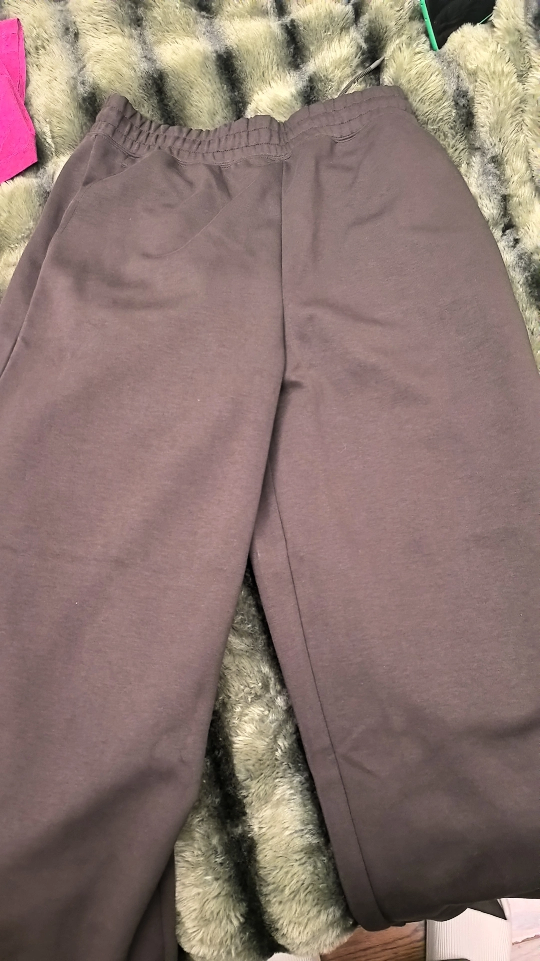 custom review-UNIQLO C Collection 38 Темно-умбровая Унисекс Вязаные Тренировочные Брюки