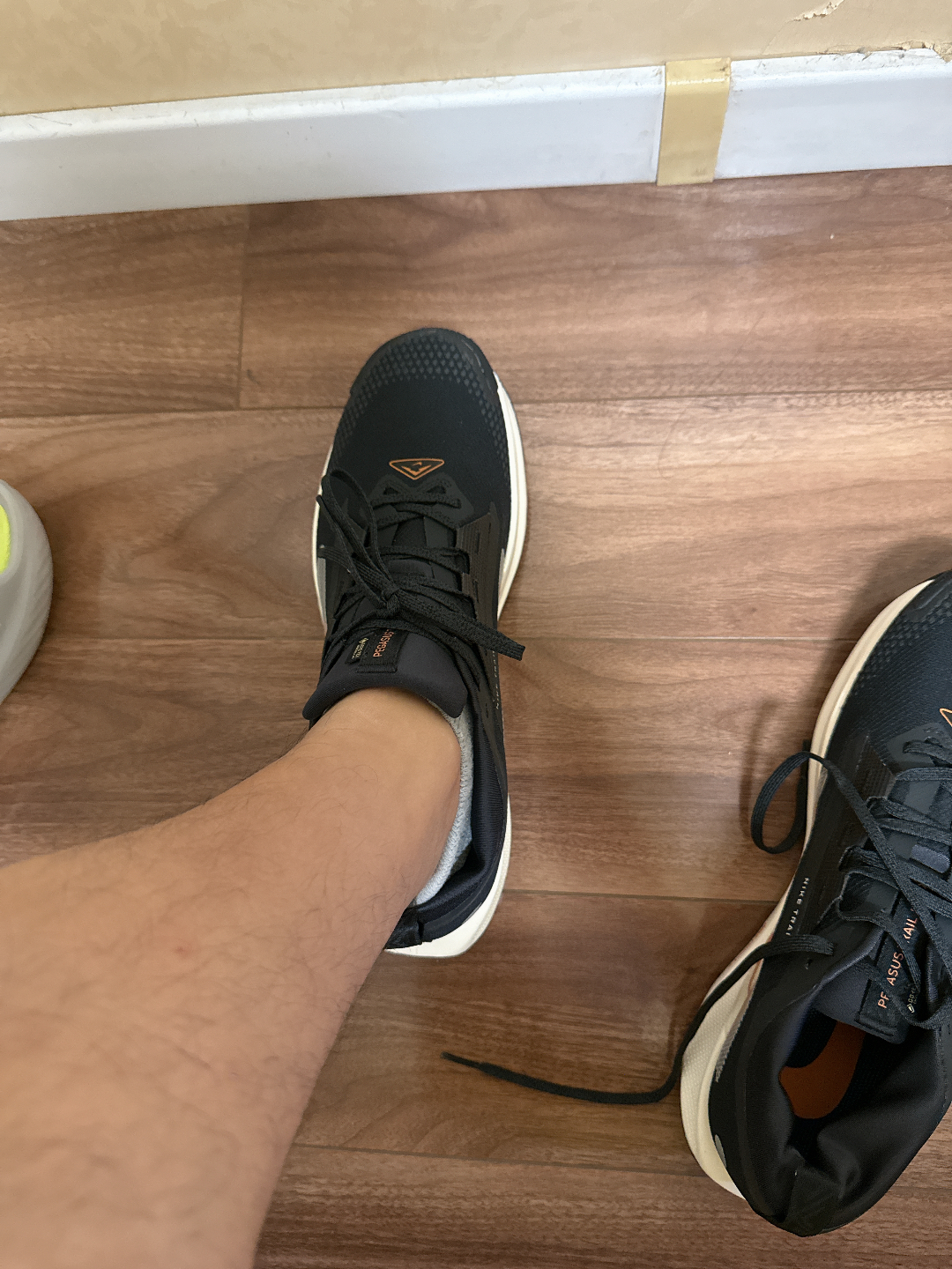 custom review-Nike Pegasus Trail 5 Износостойкий и Легкий Низкий Топ Беговые кроссовки Унисекс Черный