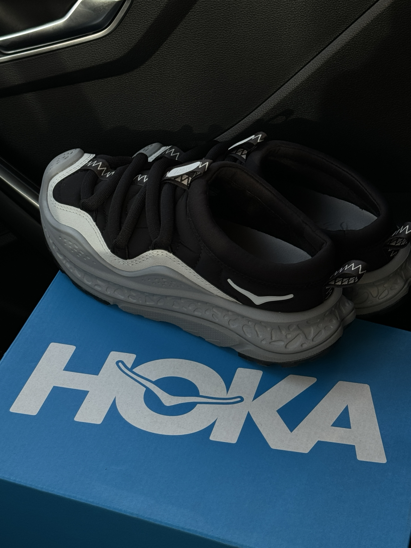 custom review-HOKA ONE ONE Ora Primo Нижняя юбка Устойчивая к истиранию Низкий Топ Кэжуал Унисекс Черный