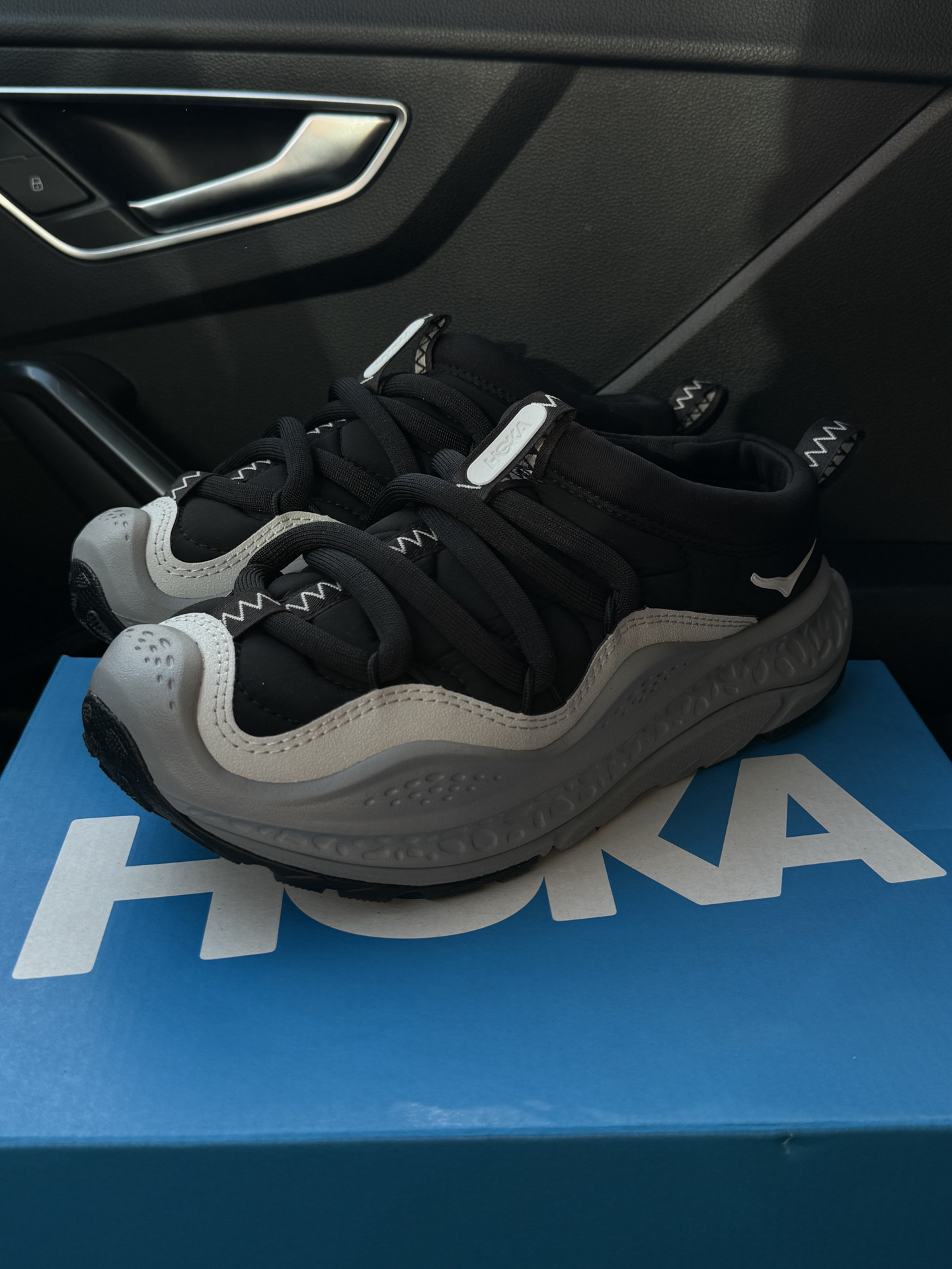 custom review-HOKA ONE ONE Ora Primo Нижняя юбка Устойчивая к истиранию Низкий Топ Кэжуал Унисекс Черный