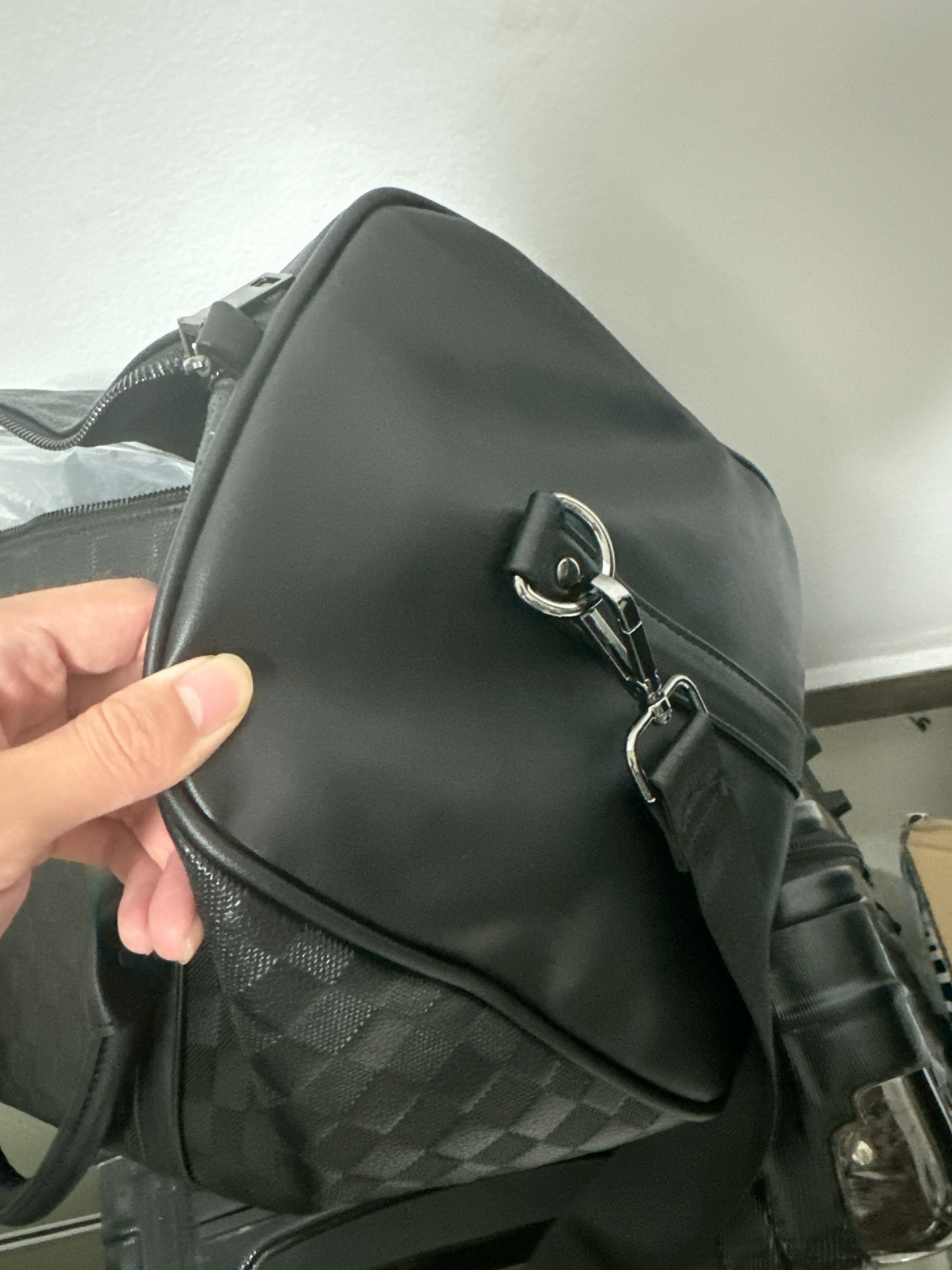 custom review-Slazenger ПУ (полиуретан) Одно плечо Сумка Большая Унисекс Черный Авокадо Зеленый Серый