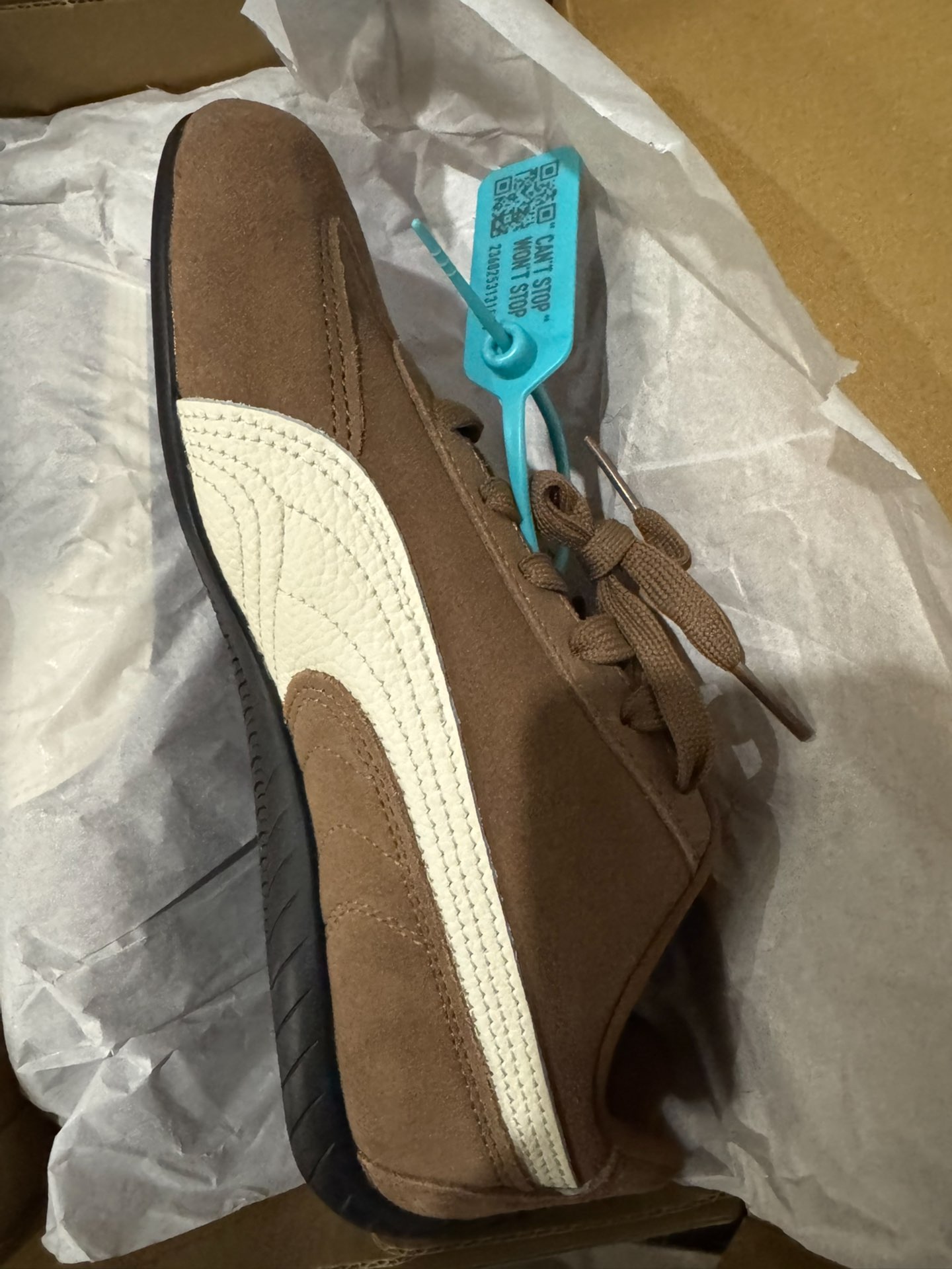 custom review-PUMA Speedcat Collection Устойчивый к истиранию Низкий Топ Повседневная Обувь Унисекс Темно-Коричневый