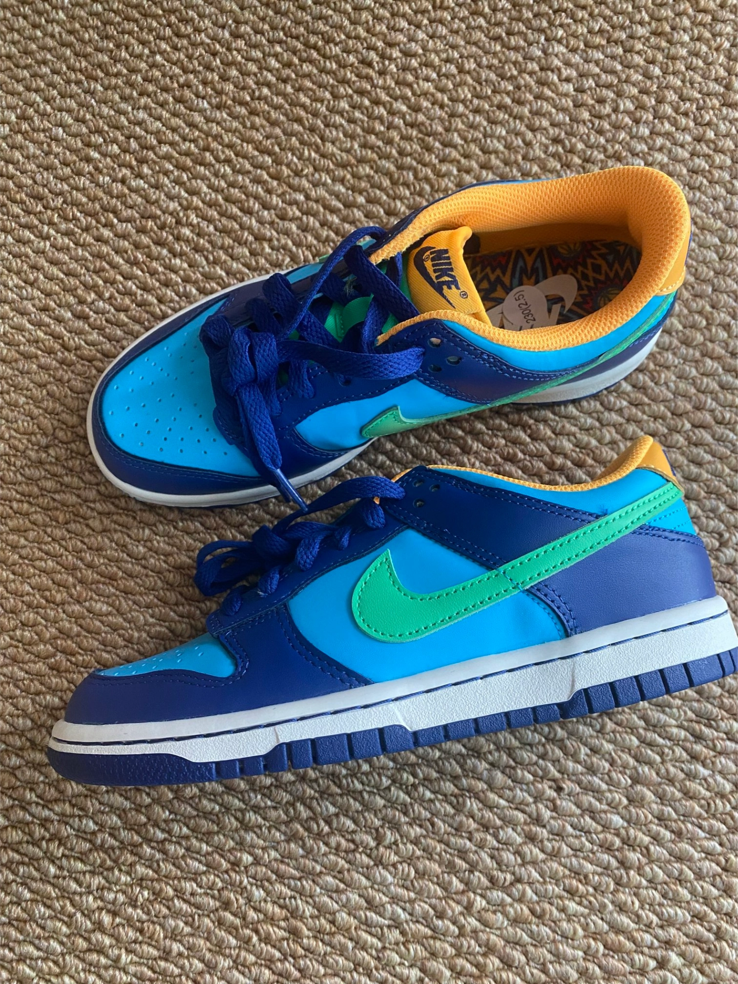 蓝色 #耐克dunk北卡蓝