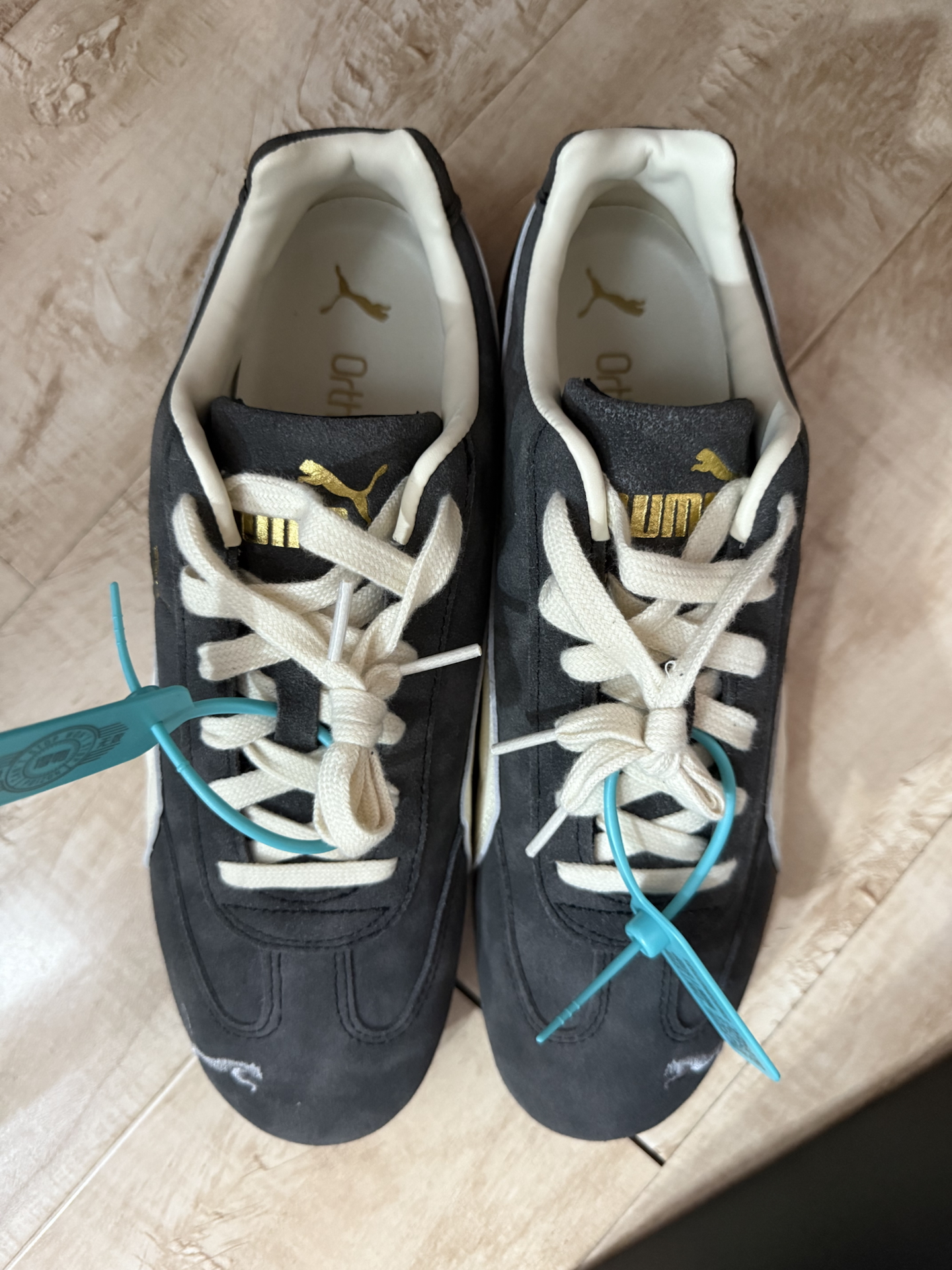 custom review-PUMA Speedcat Collection Устойчивая к истиранию Низкая Повседневная Обувь Унисекс Серый Белый