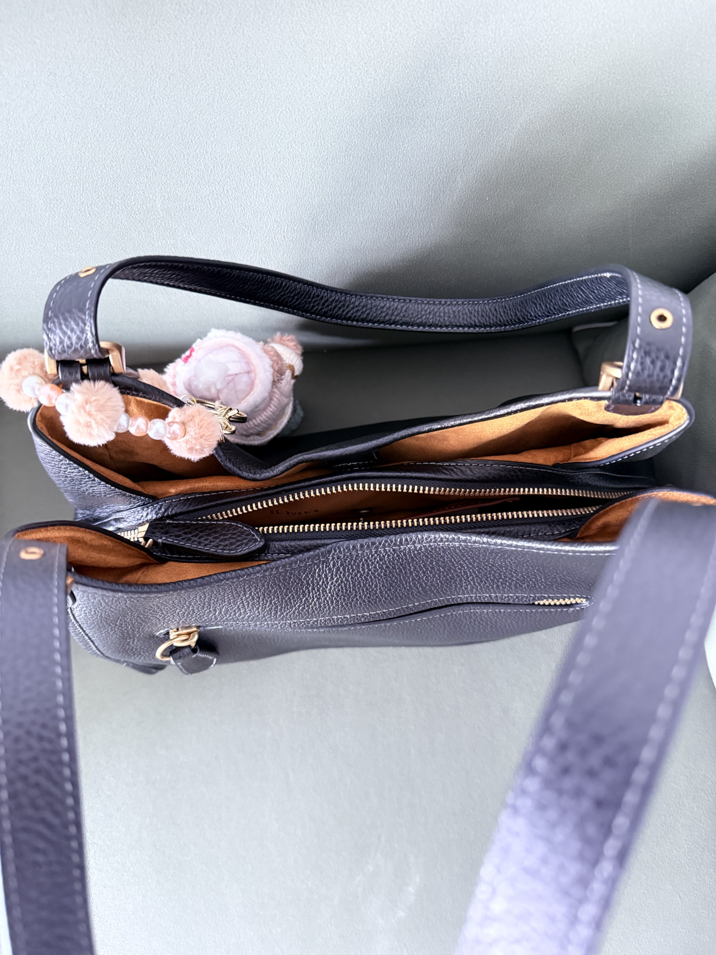 custom review-COACH Кожа Сумка через плечо Средняя Женская Черная