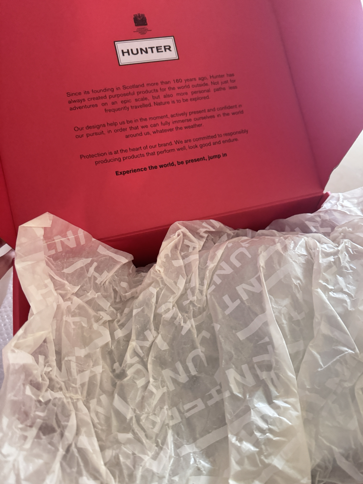 custom review-HUNTER Устойчивые к истиранию амортизирующие резиновые сапоги женские черные