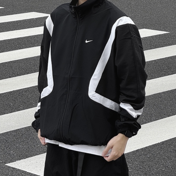 custom review-nike Куртки и Пальто Мужской Черный