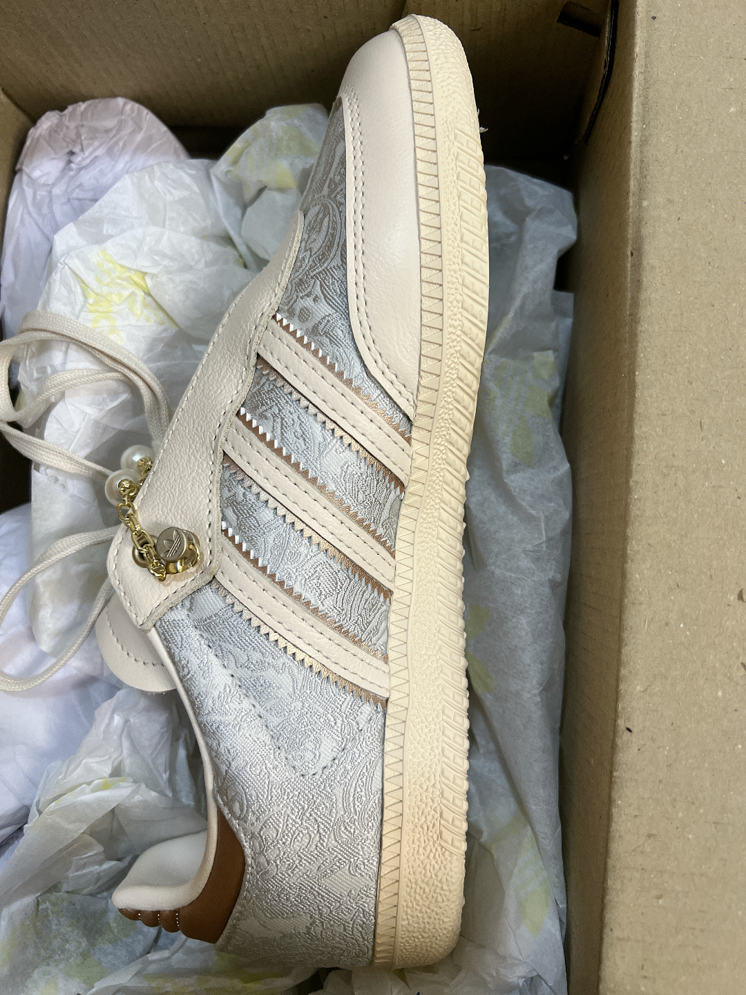 custom review-Adidas Originals SAMBA OG Устойчивые к истиранию Низкие Кроссовки для скейтбординга Женские Светло-серые