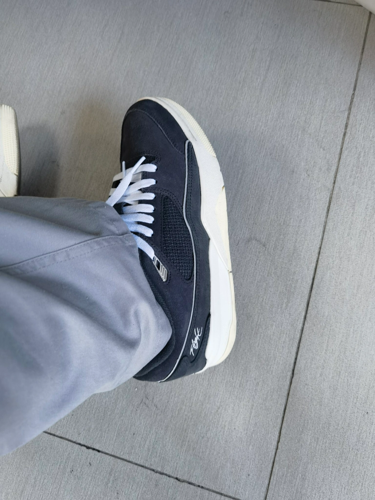 custom review-Jordan Flight Корт Нижняя юбка Устойчивая к истиранию Низкий Топ Винтажные баскетбольные кроссовки Унисекс Серый