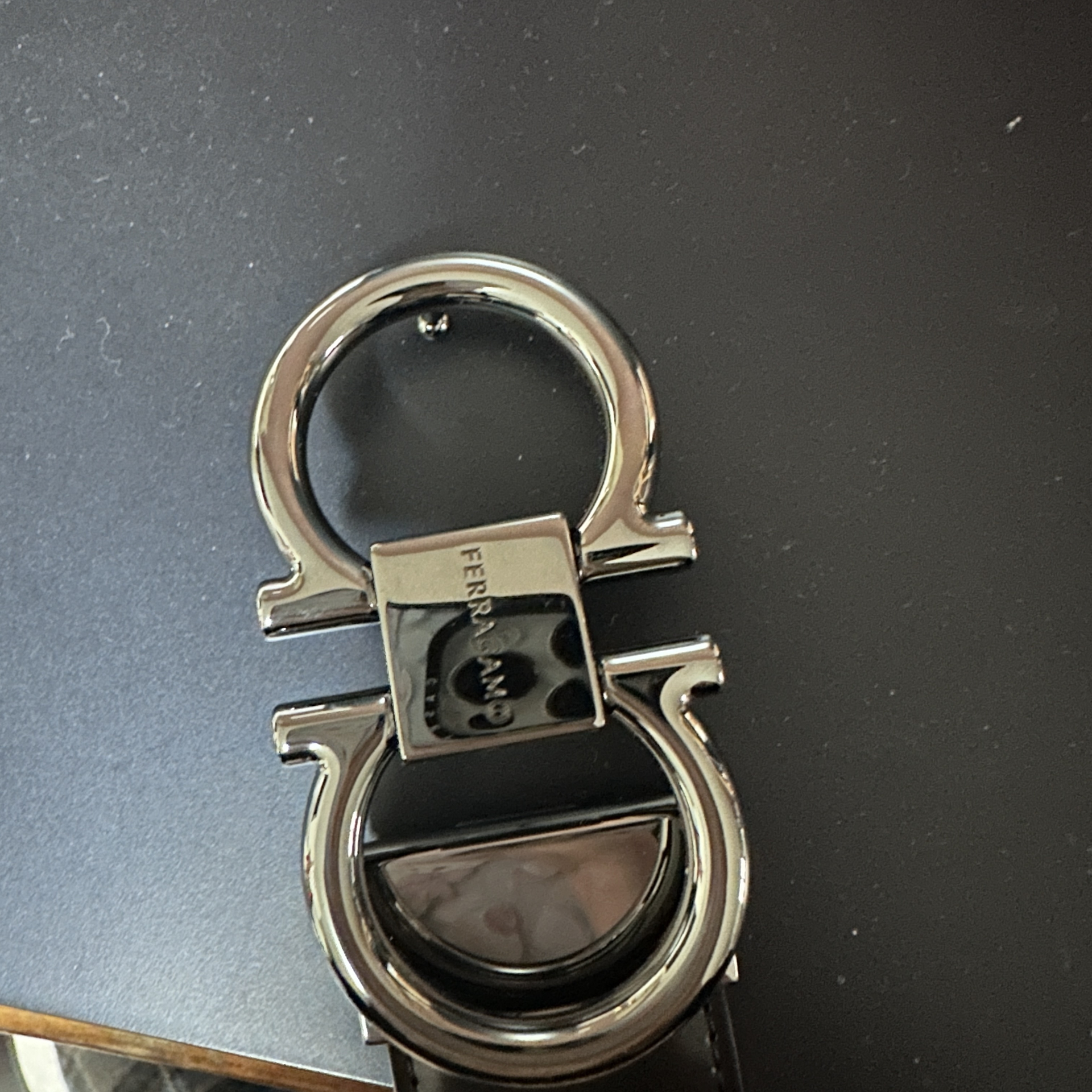 custom review-Ferragamo Ремни из коровьей кожи Мужской Черный Орех Ширина 3,5 см