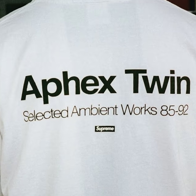 custom review-Supreme Aphex Twin T-рубашка унисекс