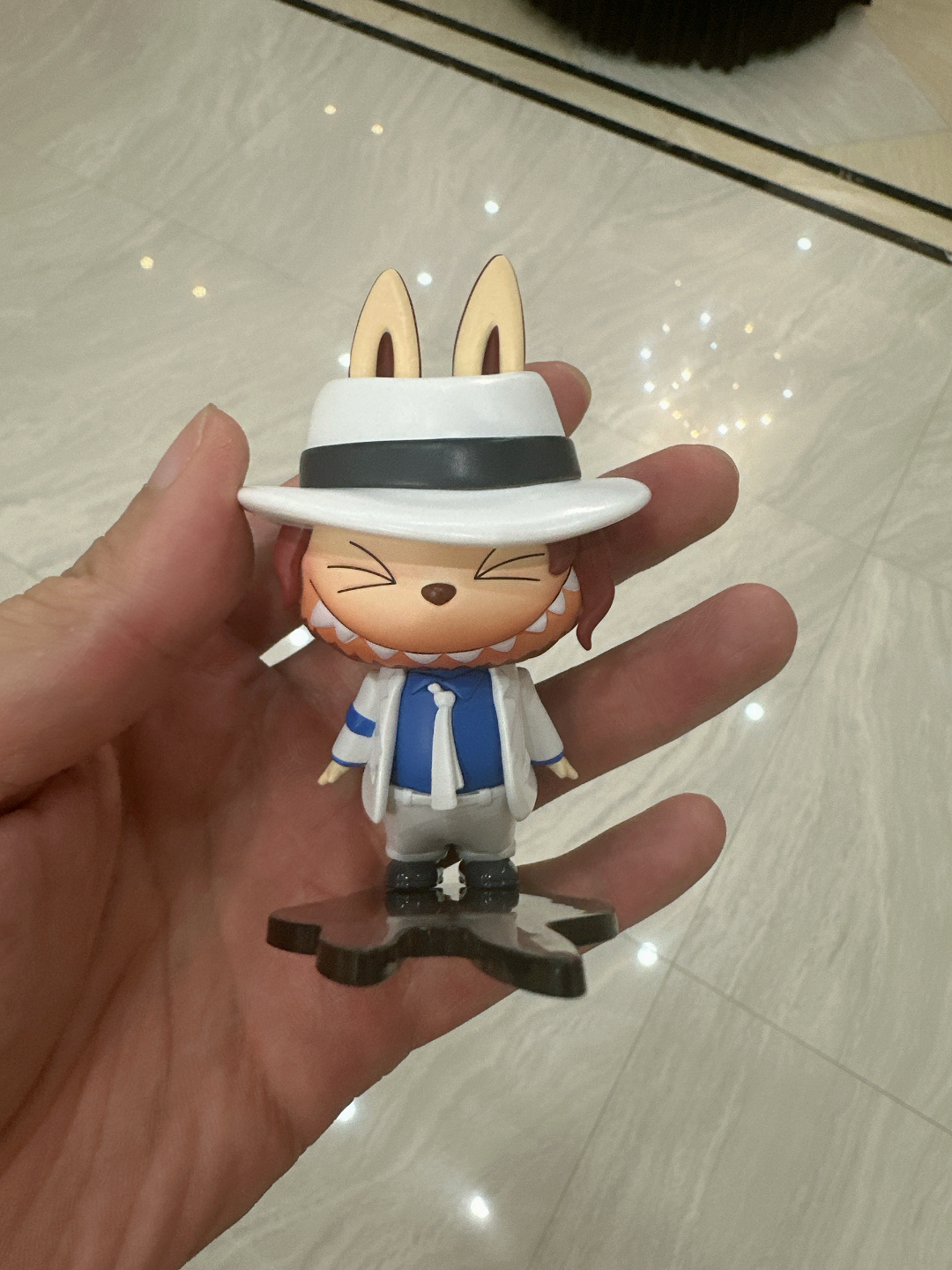 custom review-POP MART THE MONSTERS LABUBU Superstar Dance Moves, Зарубежная Лимитированная Версия, Прозрачный Слепой Бокс На Карточке, 9 См