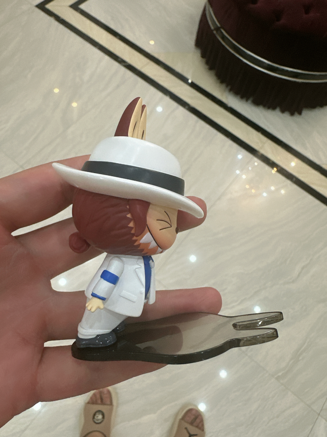 custom review-POP MART THE MONSTERS LABUBU Superstar Dance Moves, Зарубежная Лимитированная Версия, Прозрачный Слепой Бокс На Карточке, 9 См