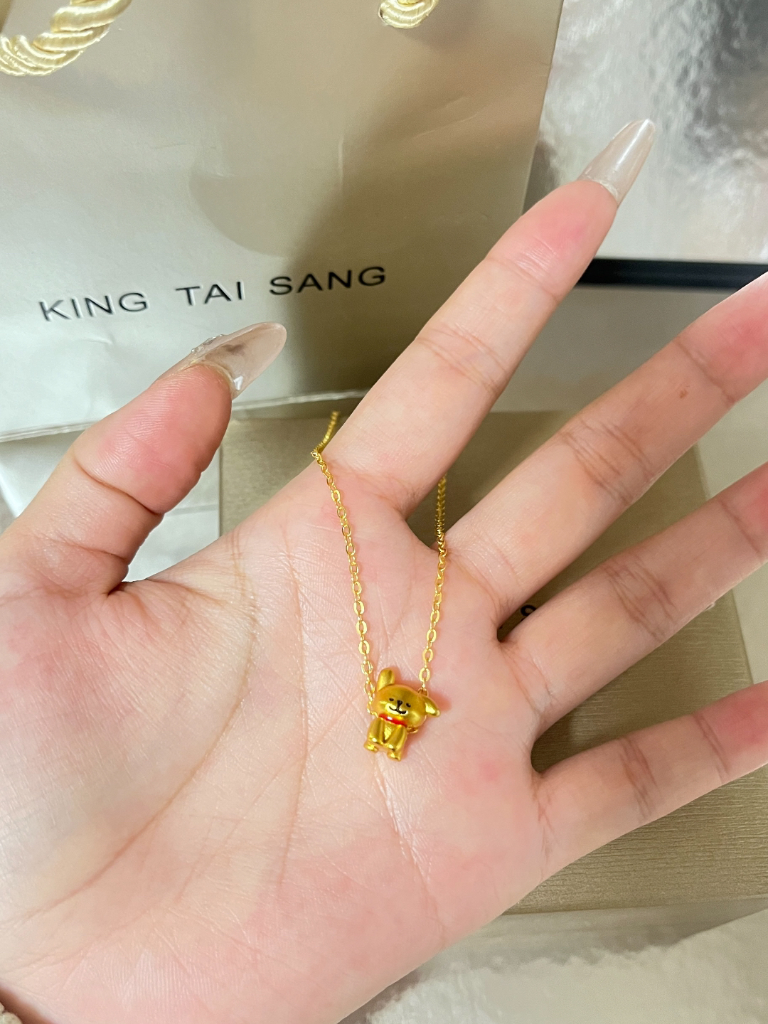 超可爱的小狗项链💓💓💓