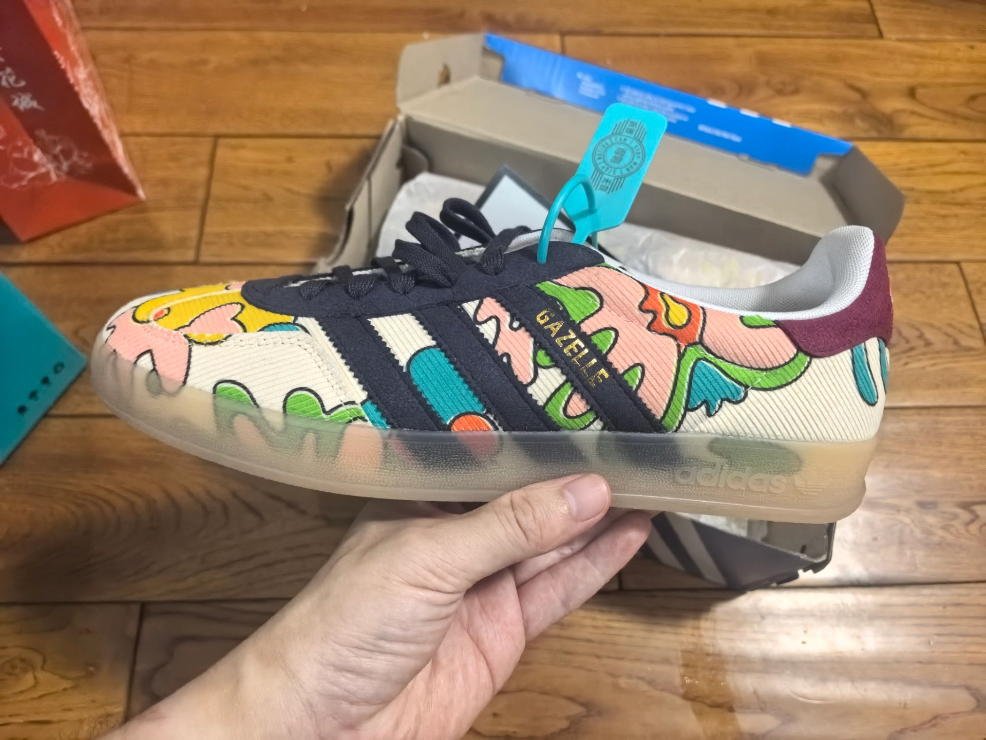 custom review-Adidas Originals Gazelle Скейтборд Кроссовки Низкие Унисекс