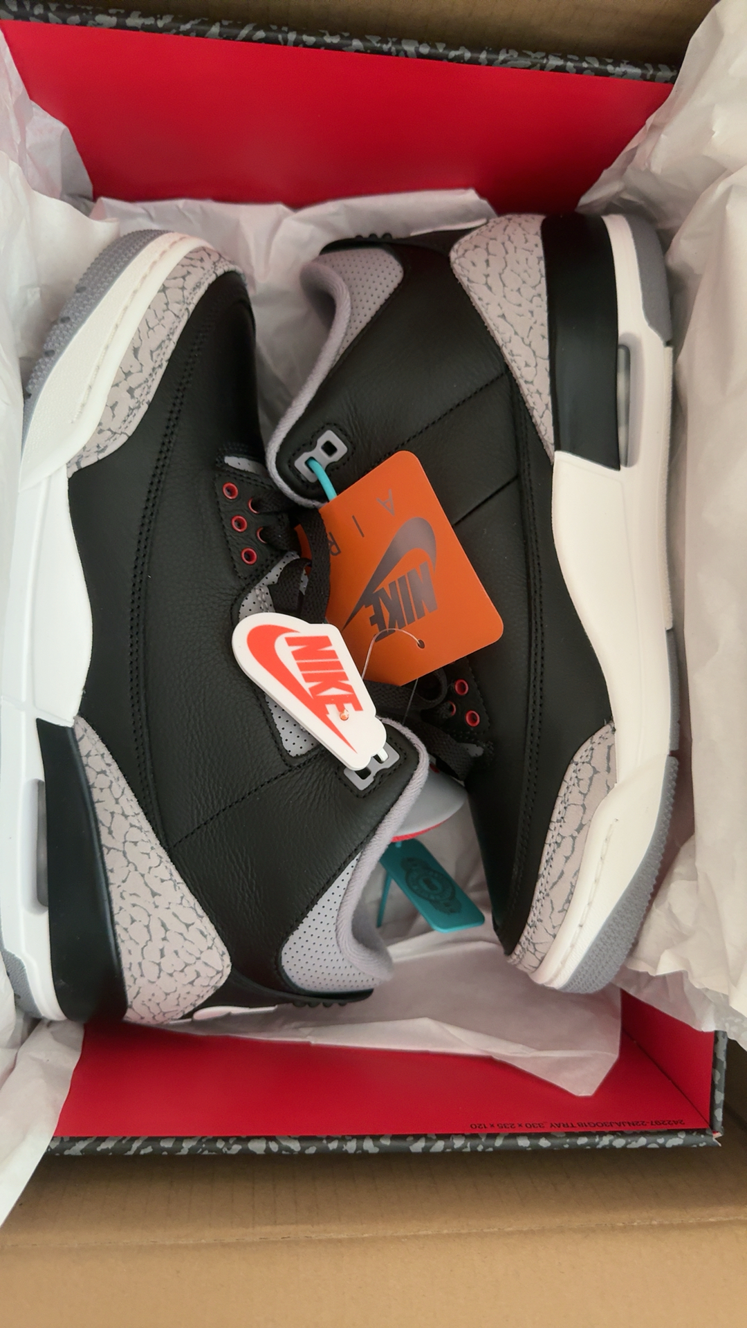 custom review-JORDAN 3 Retro Og Black Cement 2024