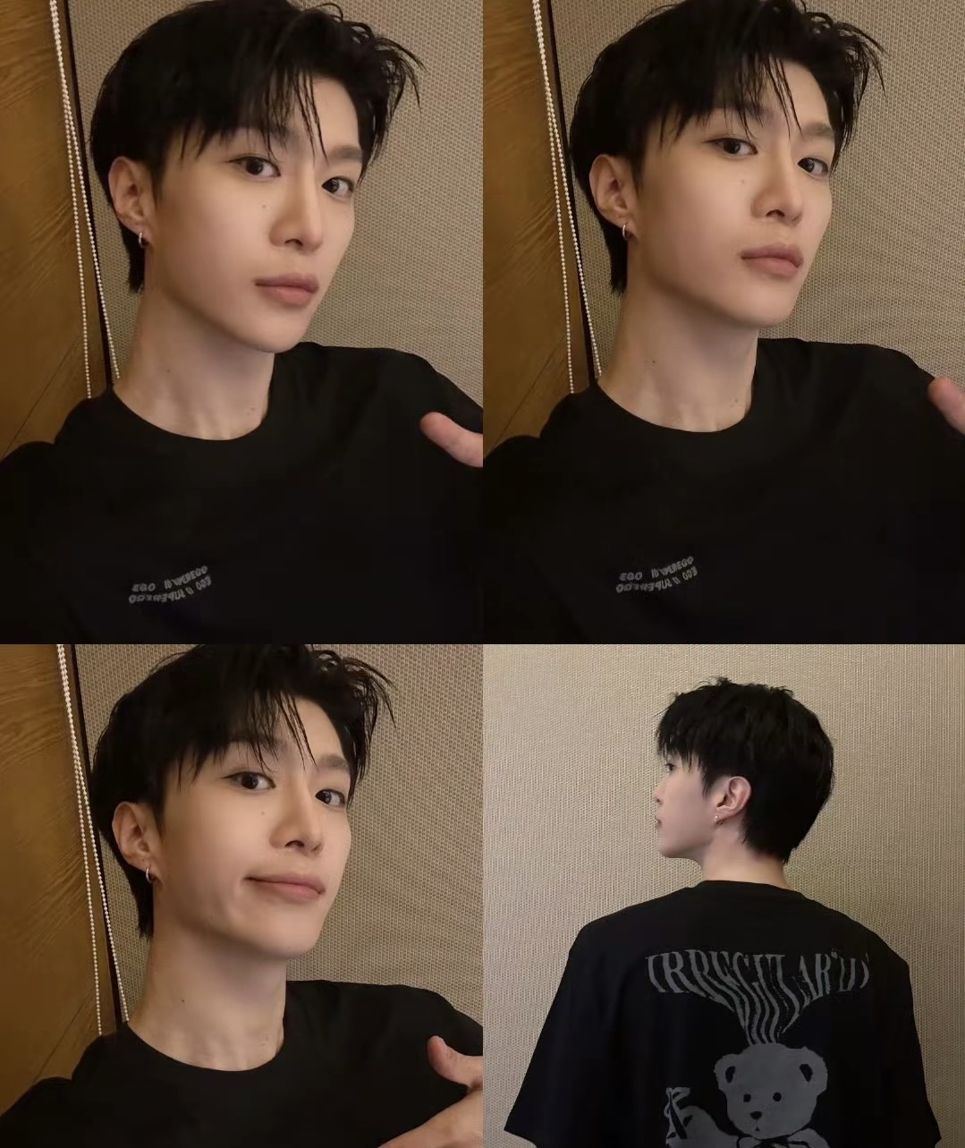 范丞丞机场穿搭 潮男夏日多巴胺