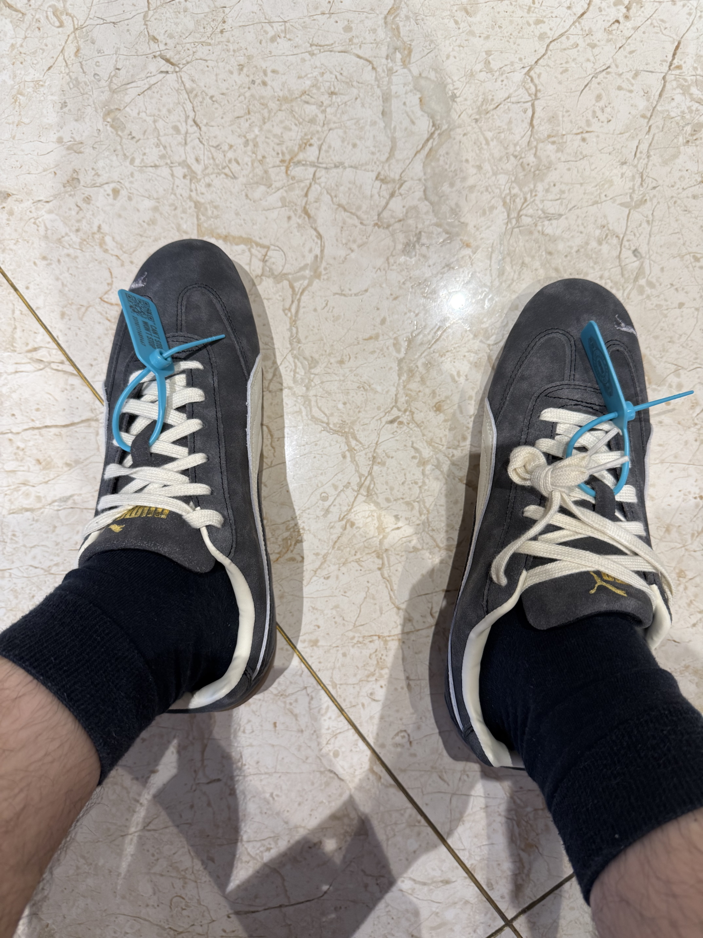 custom review-PUMA Speedcat Collection Устойчивая к истиранию Низкая Повседневная Обувь Унисекс Серый Белый