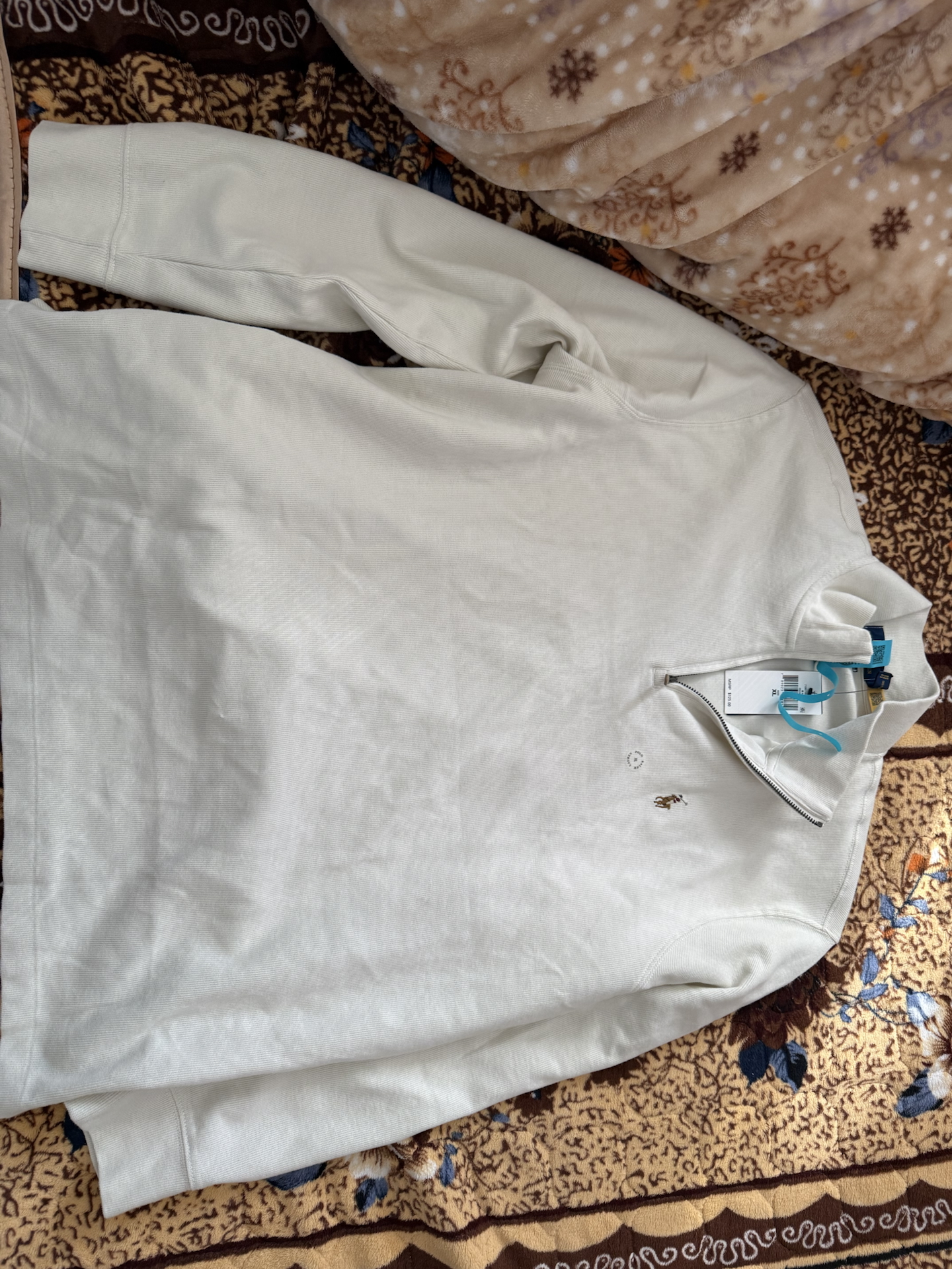 custom review-Polo Ralph Lauren FW23 Толстовка Мужской Белый