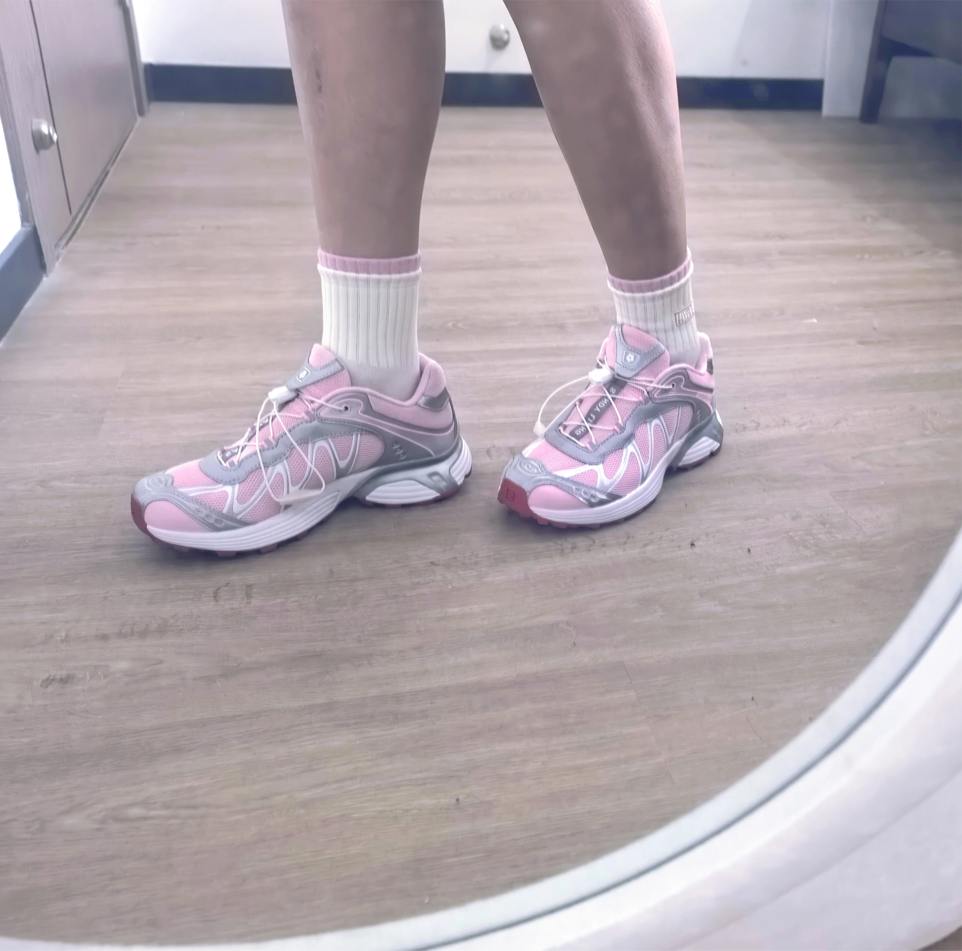 custom review-Sandy Liang x SALOMON XT WHISPER Амортизация Низкий Топ Беговые кроссовки Унисекс Розовый