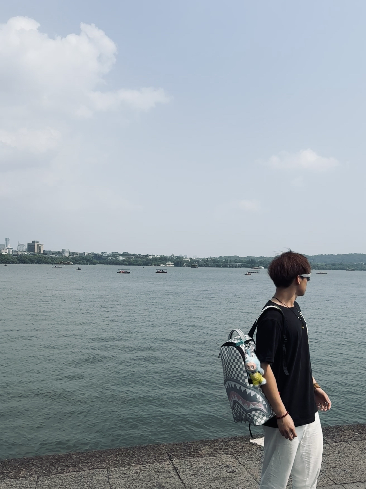 custom review-SPRAYGROUND ПВХ Рюкзак Стандартный Унисекс Серый Белый