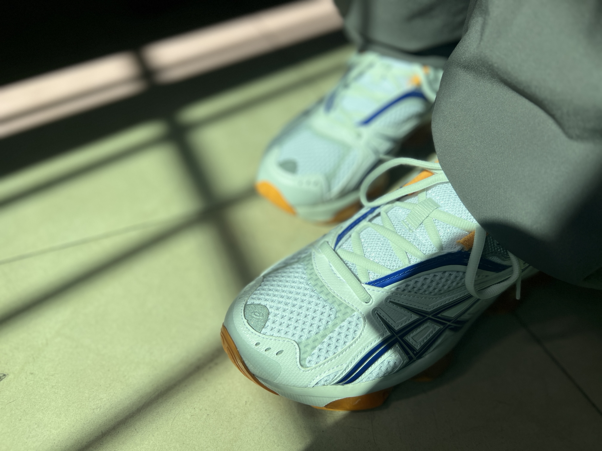 custom review-Kiko Kostadinov x Asics Гель Quantum Zientzia Сетка Низкий Топ Повседневная Обувь Мужская Белый Синий