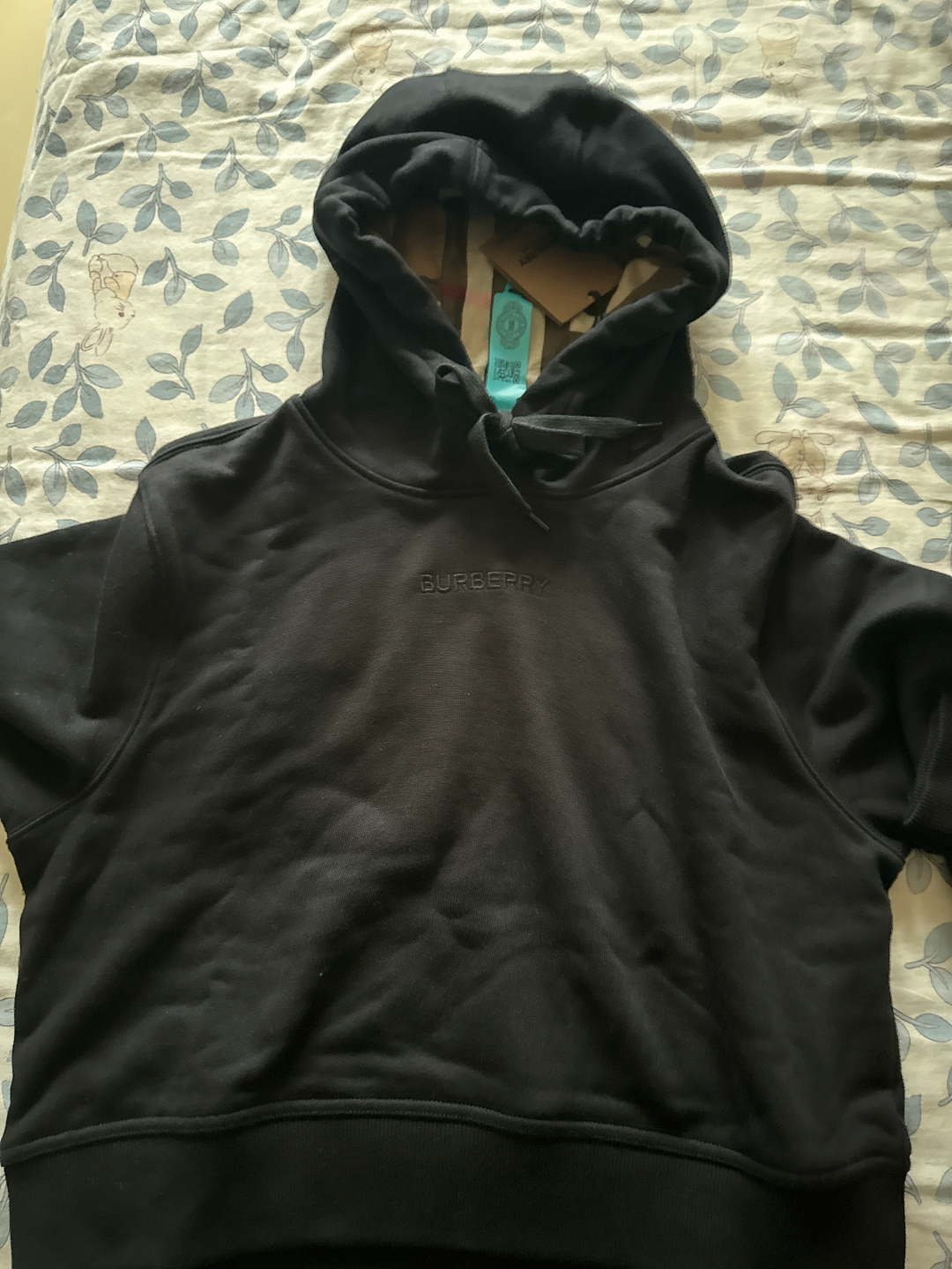 custom review-Burberry Толстовка Женская Черная