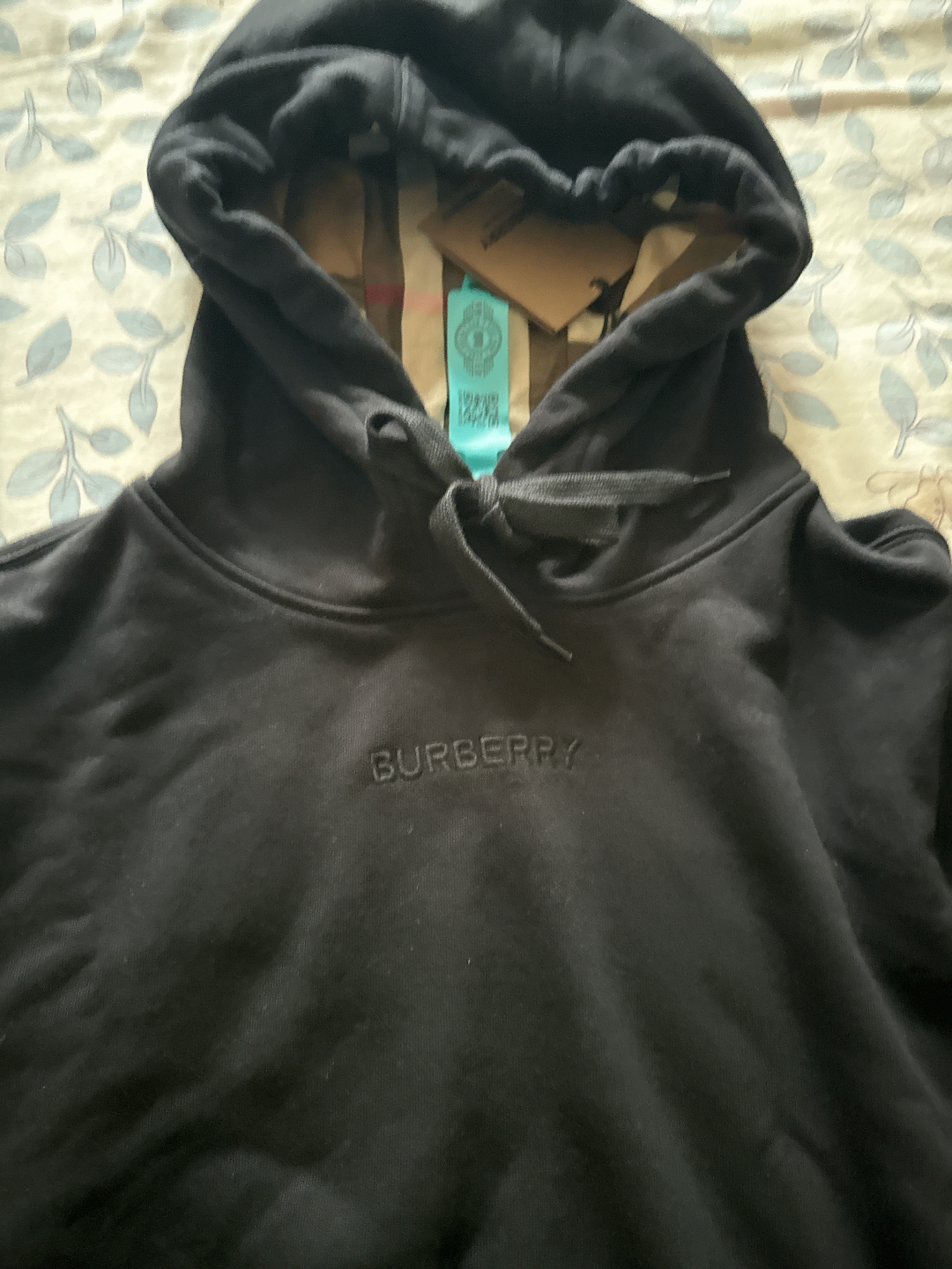 custom review-Burberry Толстовка Женская Черная