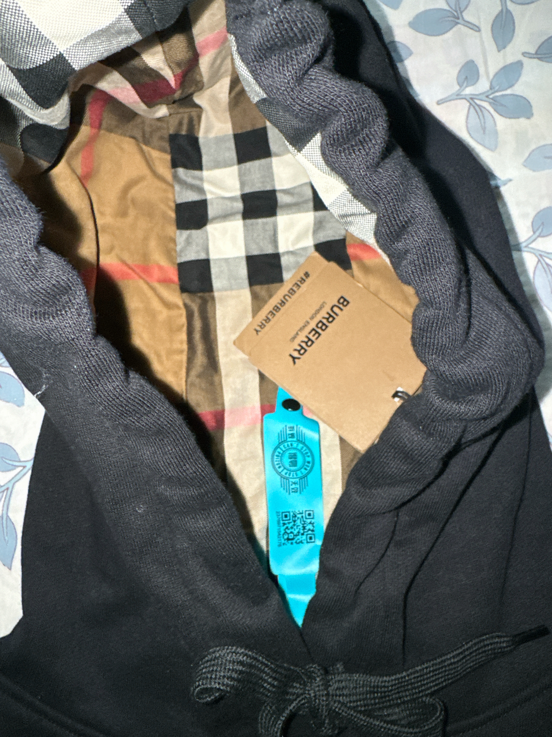 custom review-Burberry Толстовка Женская Черная