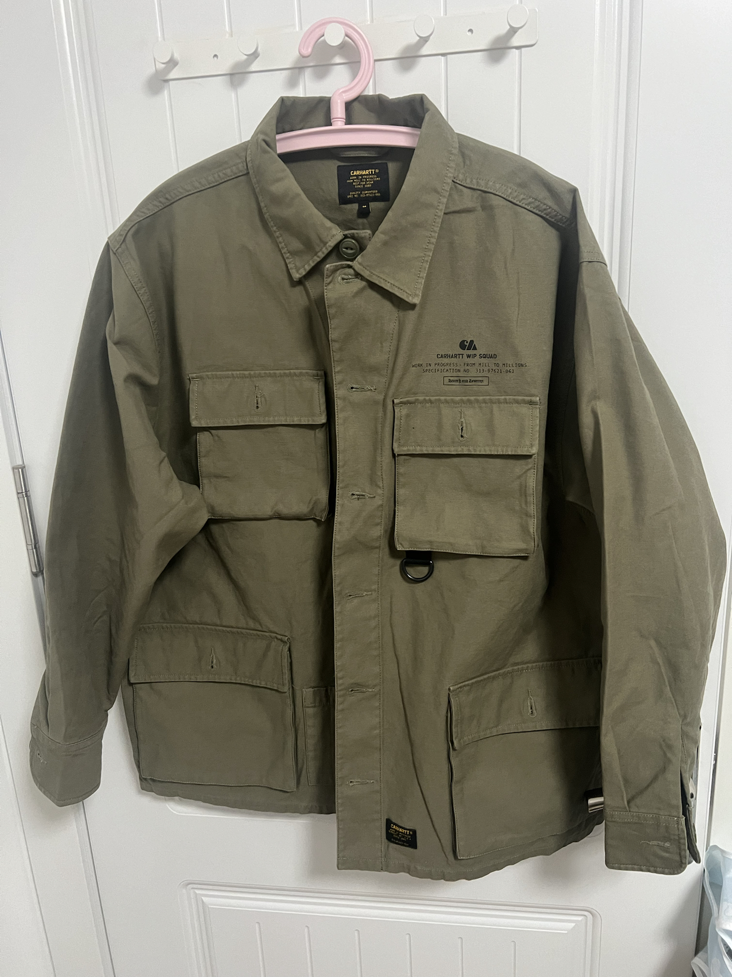 custom review-Carhartt WIP Куртка Мужская Армейский Зеленый