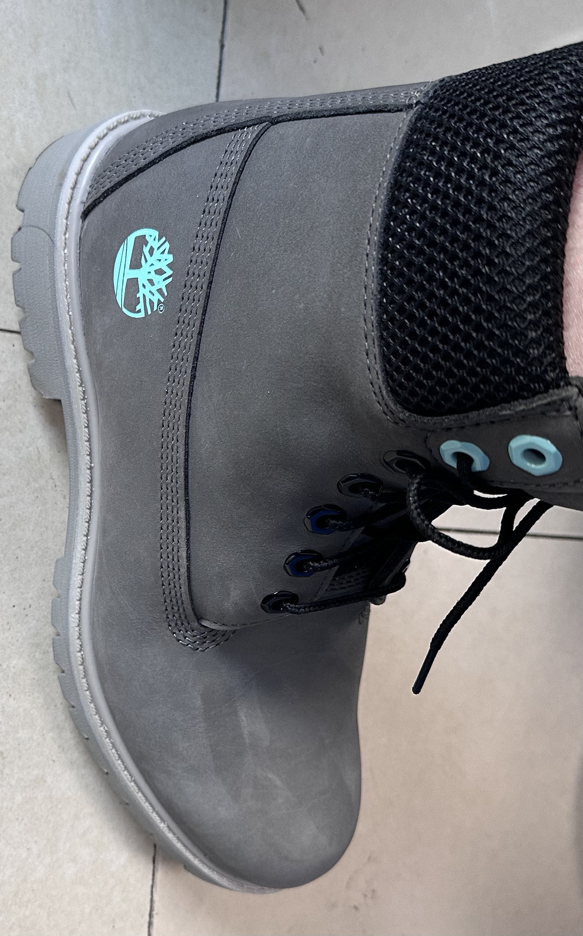 custom review-Timberland Premium Crew Martin Boot Средний каблук Мужской Серый