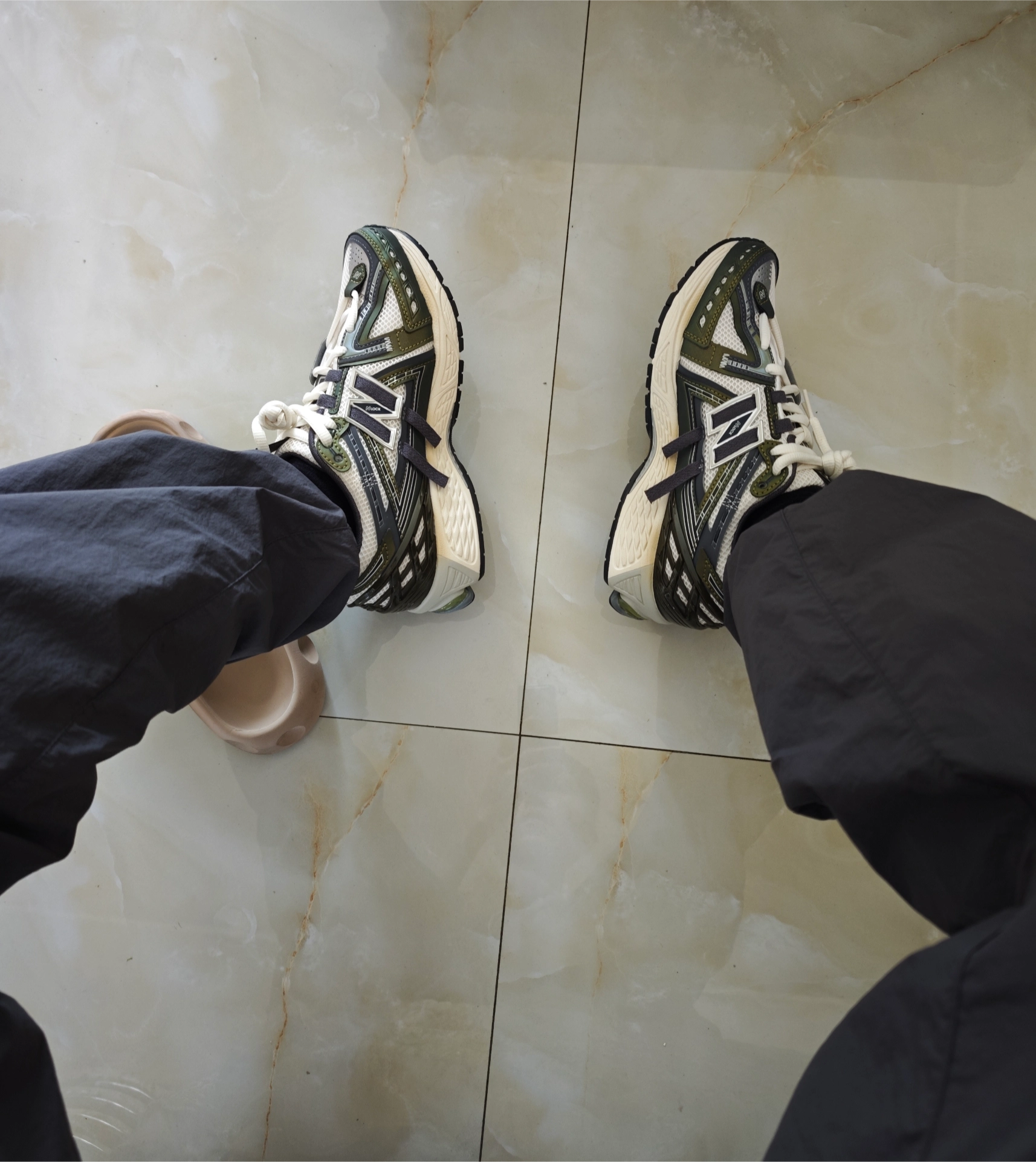 custom review-New Balance совместный бренд 1906A устойчивый к истиранию низкий топ повседневная городская обувь для коммутирования и бега унисекс оливково-зеленый