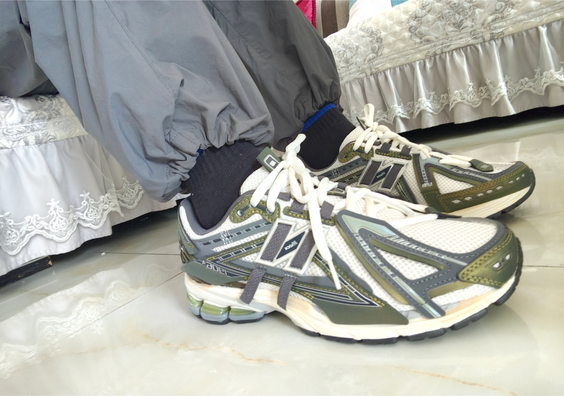 custom review-New Balance совместный бренд 1906A устойчивый к истиранию низкий топ повседневная городская обувь для коммутирования и бега унисекс оливково-зеленый