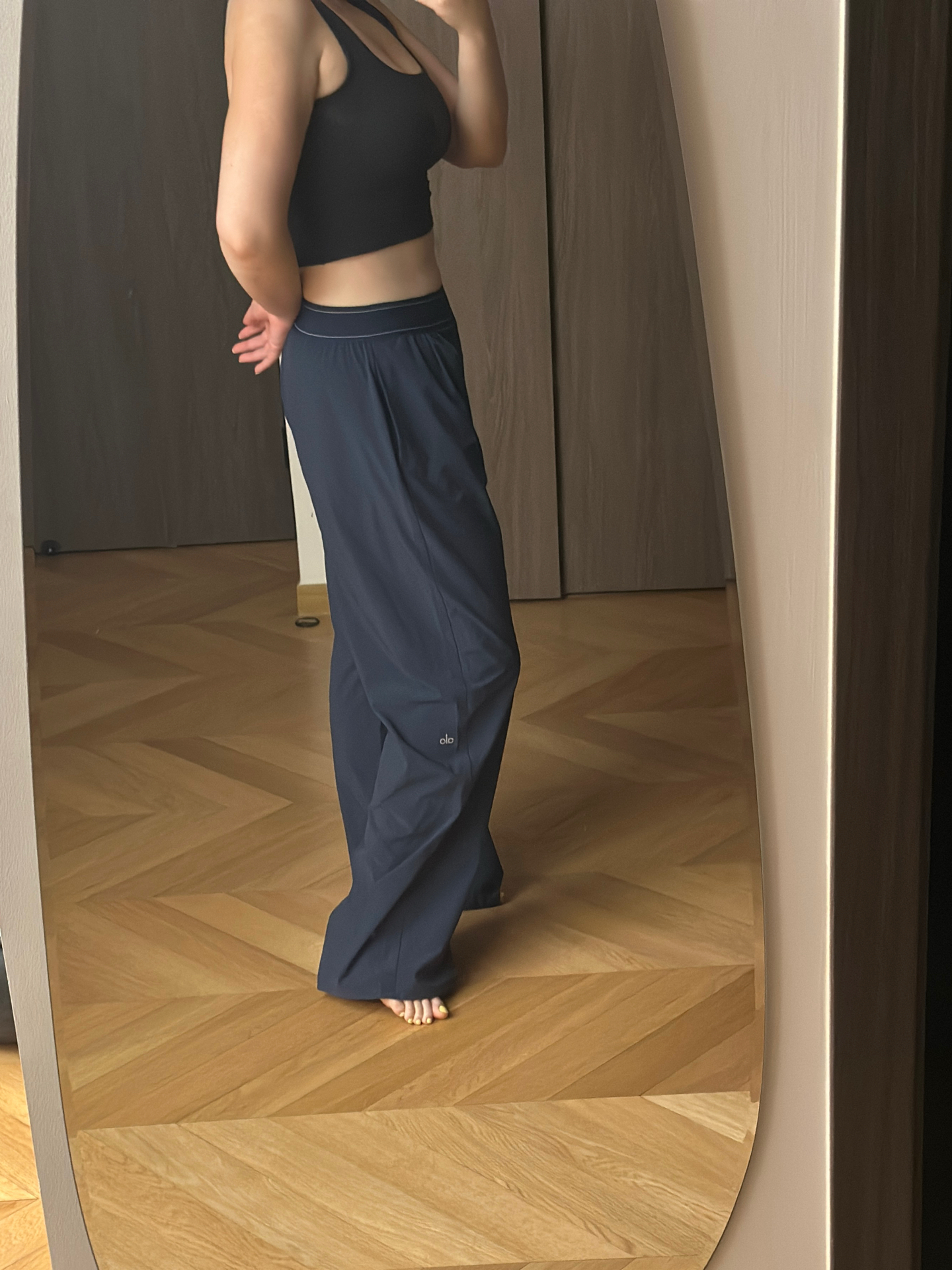 custom review-Alo Yoga Suit Up Костюм Брюки Женские