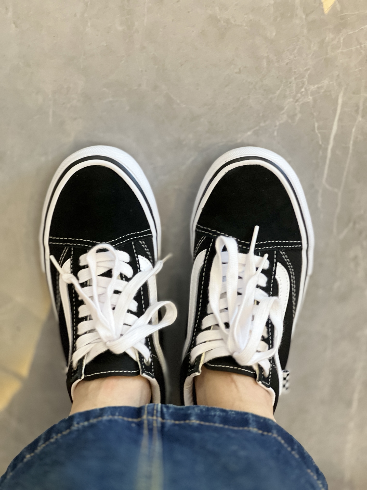 custom review-Vans Old Skool SKATE CLASSICS Низкие Кроссовки для скейтбординга Унисекс Черный Белый