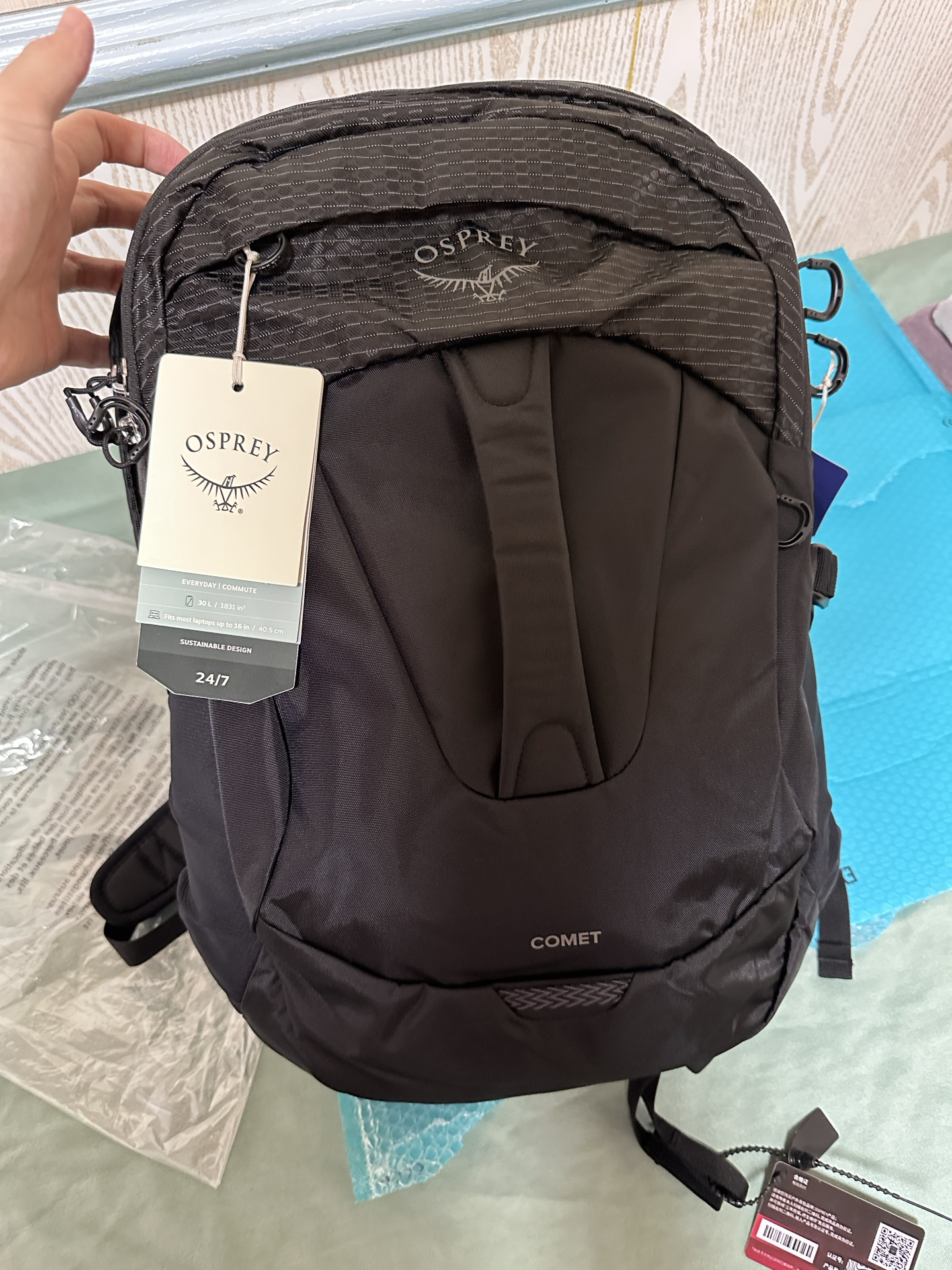 custom review-OSPREY 30L Альпинистский рюкзак для активного отдыха сумка нейлон многоцветный мужской