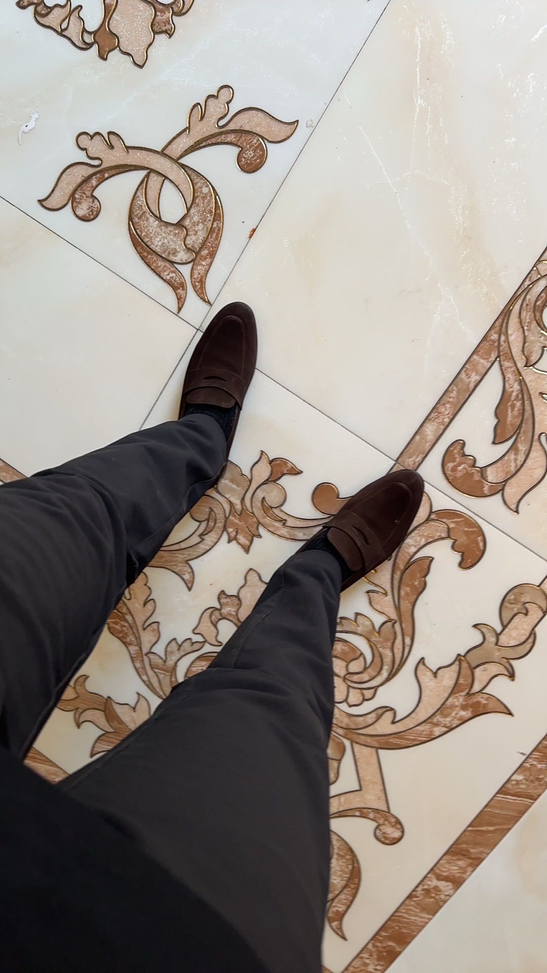 custom review-THOM WILLS Британский стиль Penny Лоферы из коровьей замши Лоферы Мужские