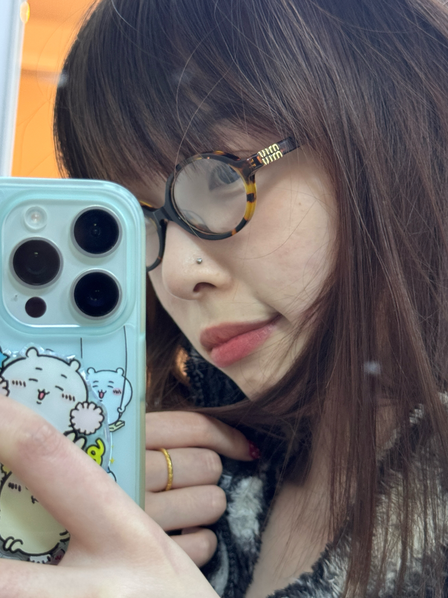 custom review-MIU MIU Ацетат Овальные Оправы для очков Женские Коричневый