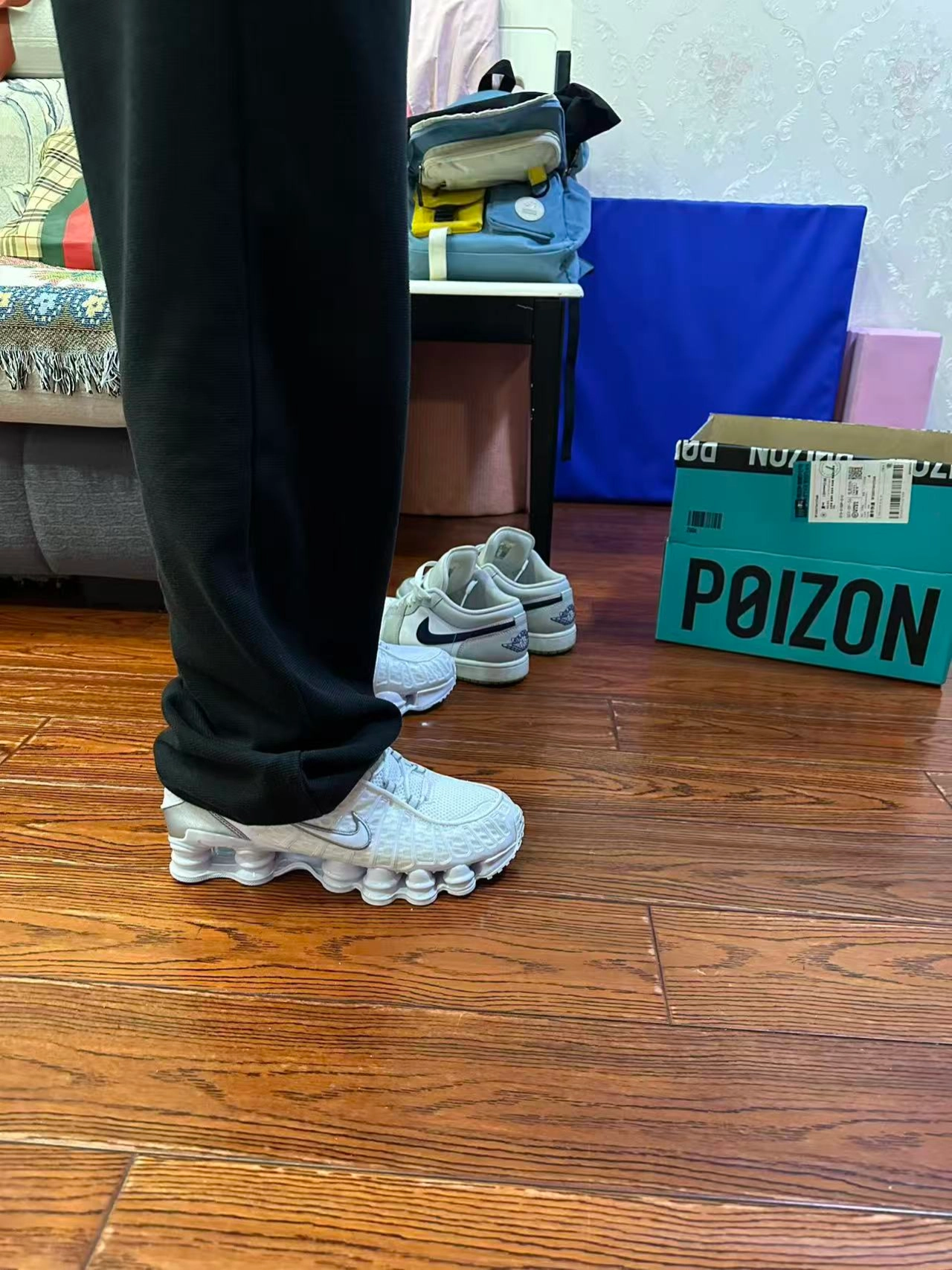 custom review-Nike Shox TL Series Slip-resistant Low Top Casual Running Shoes Men's Pure White Air Column Cushioning Найк Шокс TL Серия Противоскользящий Низкий Топ Повседневные Беговые Кроссовки Мужские Чисто Белый Воздушная Колонна Амортизация