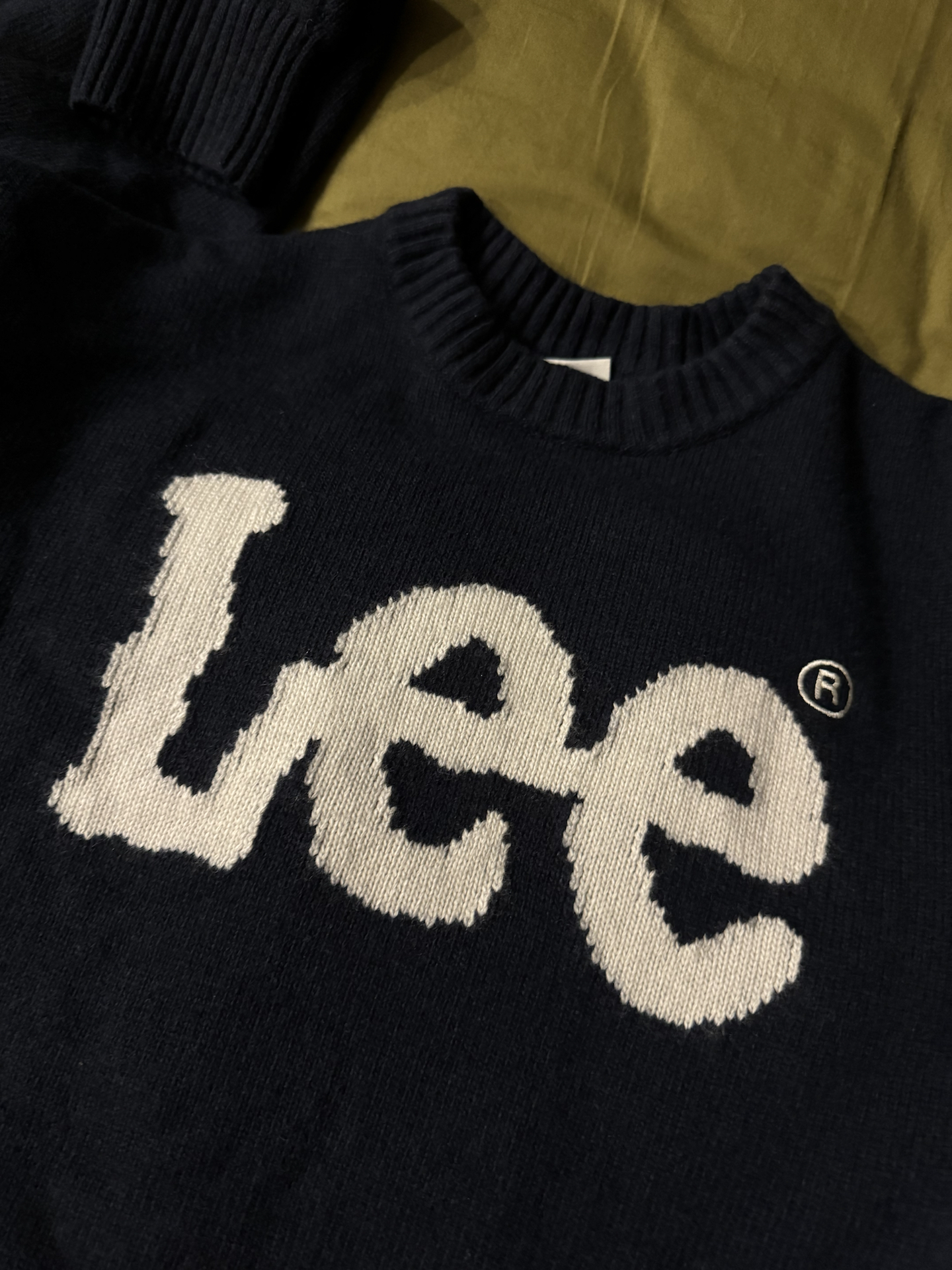 lee经典款大标毛衣