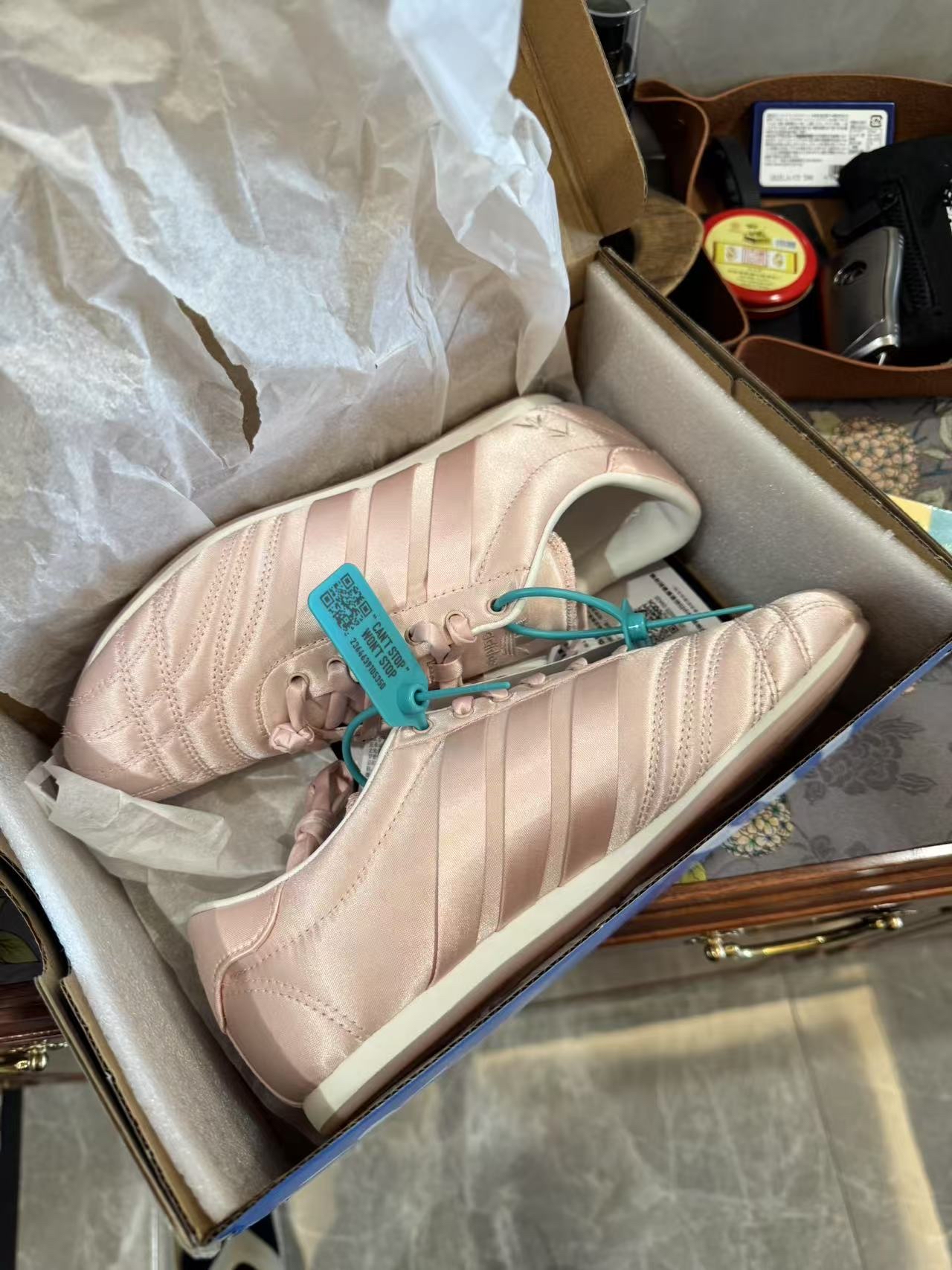 custom review-Adidas Originals Taekwondo Slip-resistant Abrasion-resistant Low Top Casual Women's Pink Adidas Originals Taekwondo Противоскользящий Устойчивый к истиранию Низкий Топ Повседневный Женский Розовый