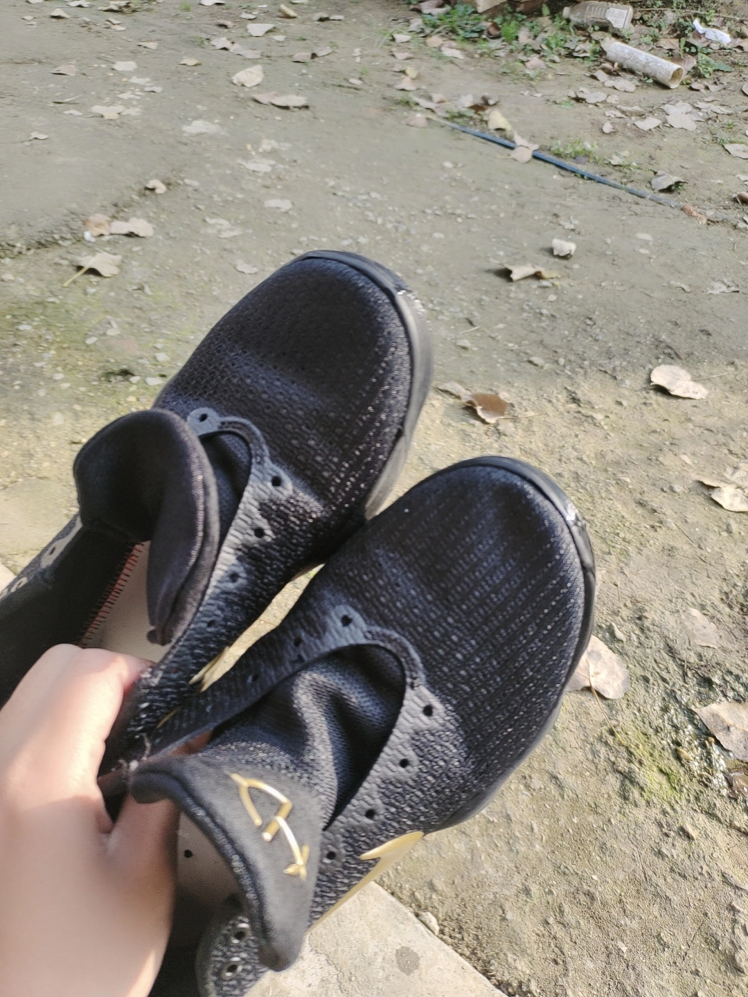 custom review-Nike Hyperdunk 2017 противоскользящие устойчивые к истиранию низкие баскетбольные кроссовки унисекс черные