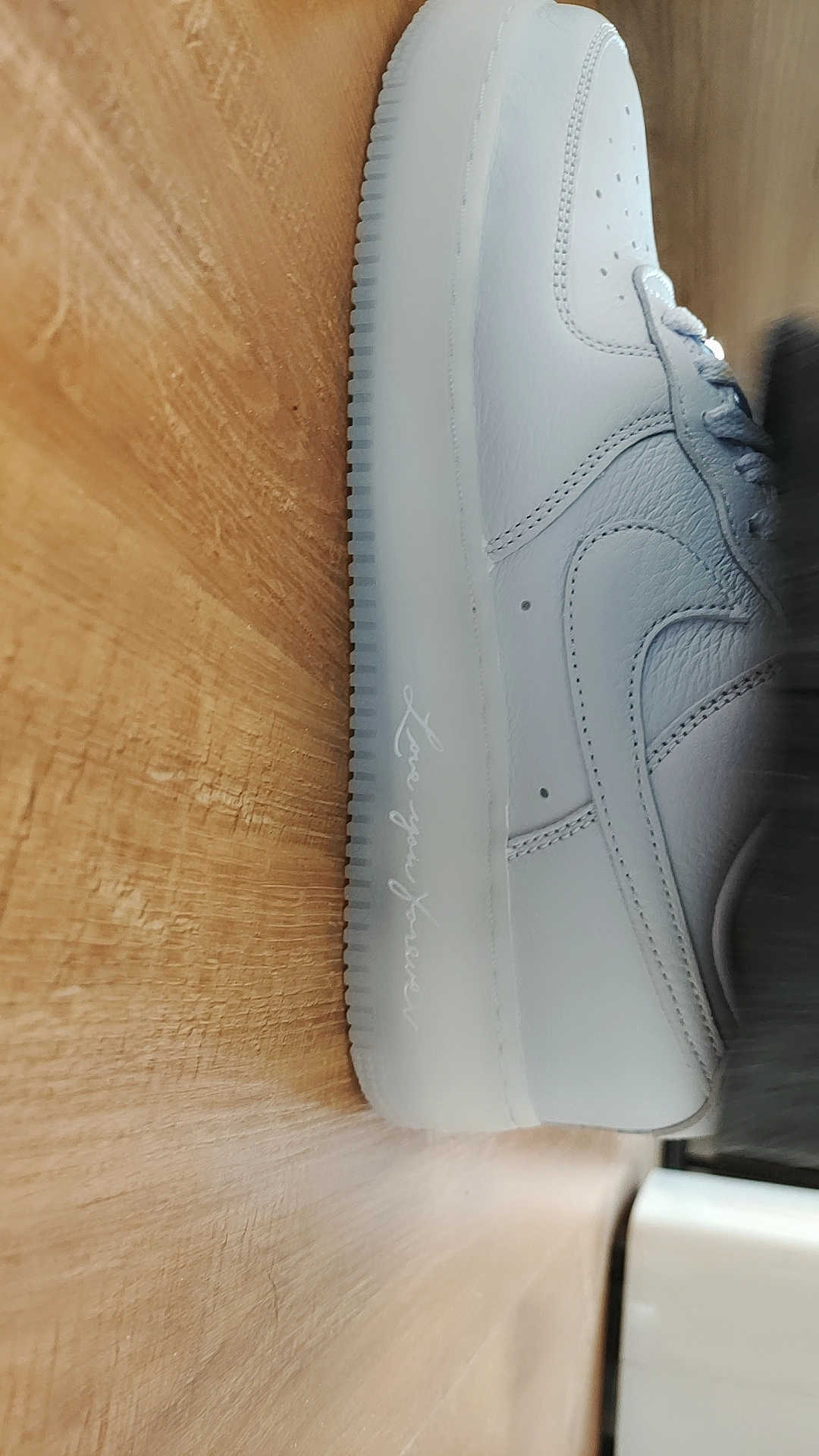 custom review-NOCTA x Nike Air FORCE 1 Slip-on Устойчивый к истиранию Низкий топ Скейтборд Кроссовки Унисекс Фиолетовый Серебряный