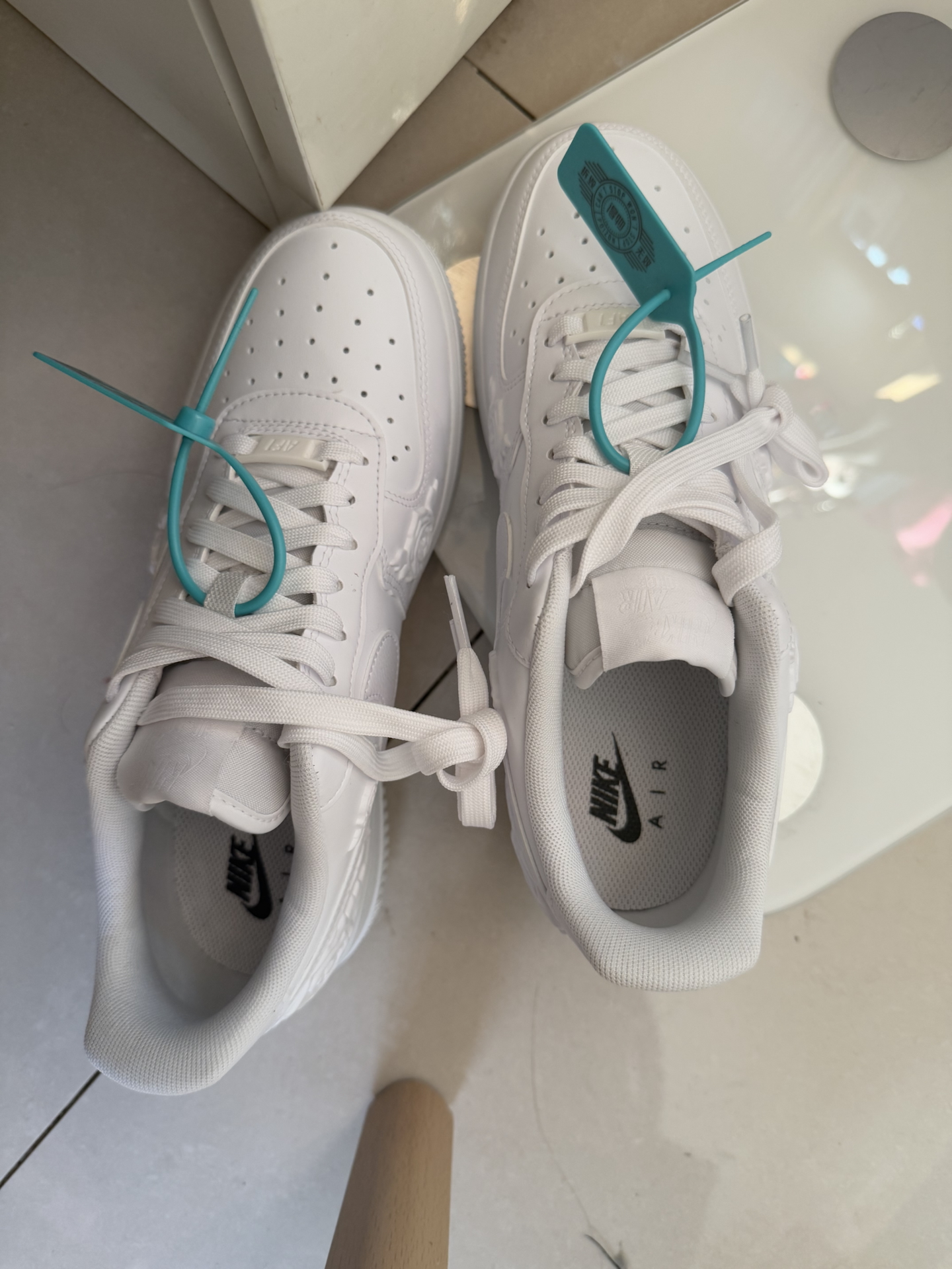 custom review-Nike Air FORCE 1 Slip-on Устойчивый к истиранию Низкий Топ Скейтбординг Кроссовки Женские Белые