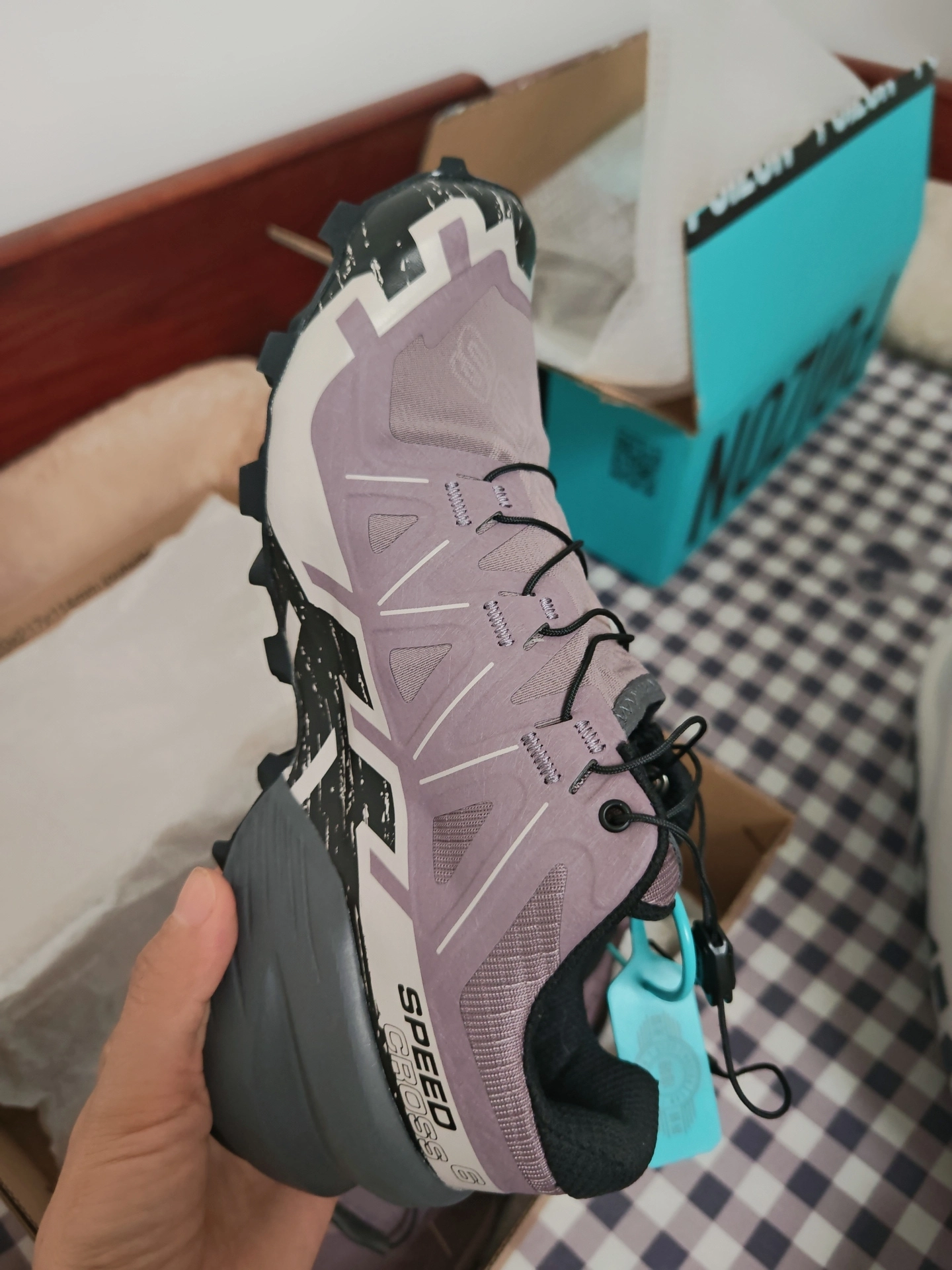custom review-SALOMON Speedcross 6 Амортизация Поддержка Сцепление Низкий Топ Альпинистская Обувь Женская Фиолетовая Черная
