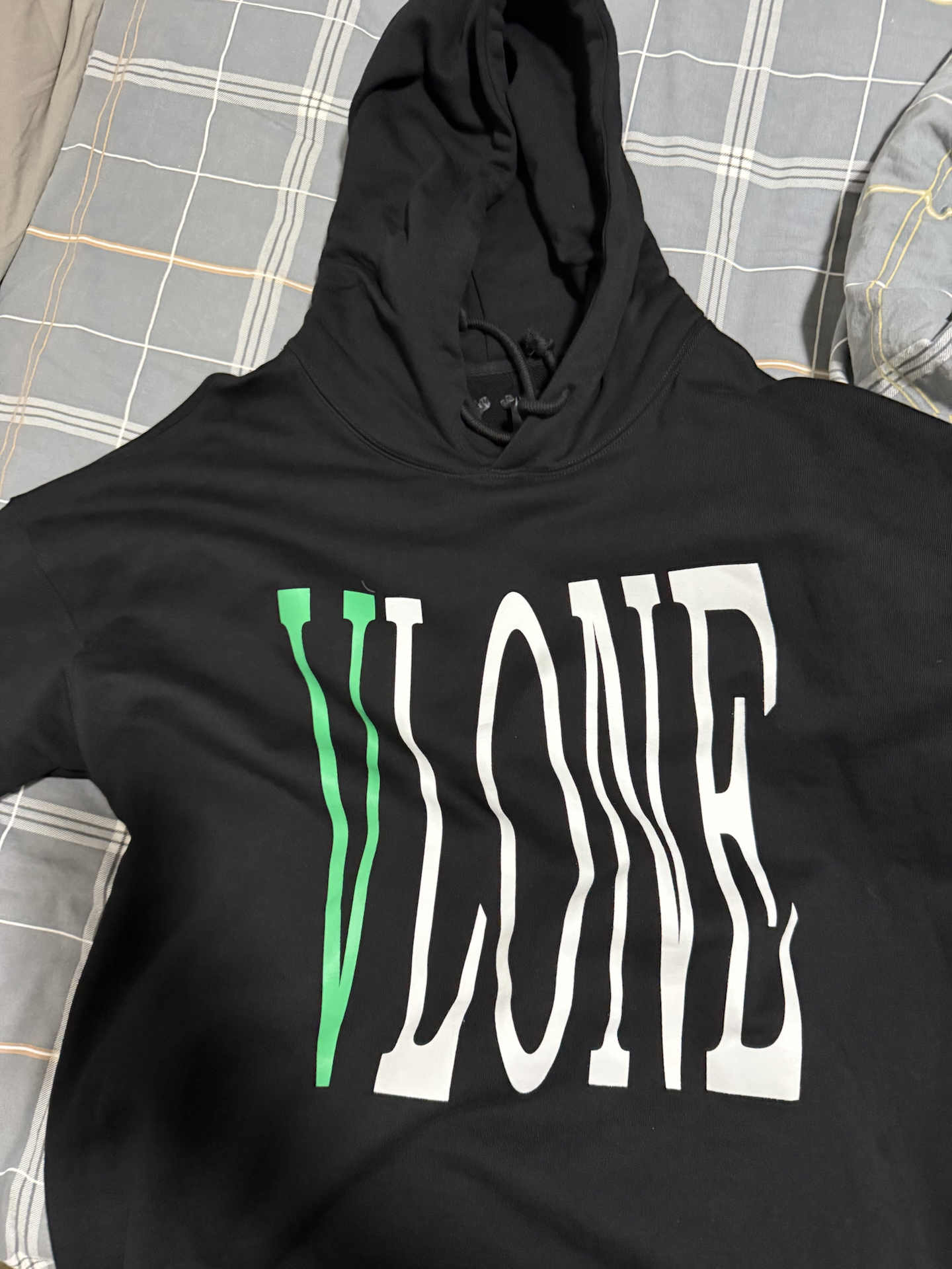 custom review-VLONE Свитшот Унисекс Черный Зеленый